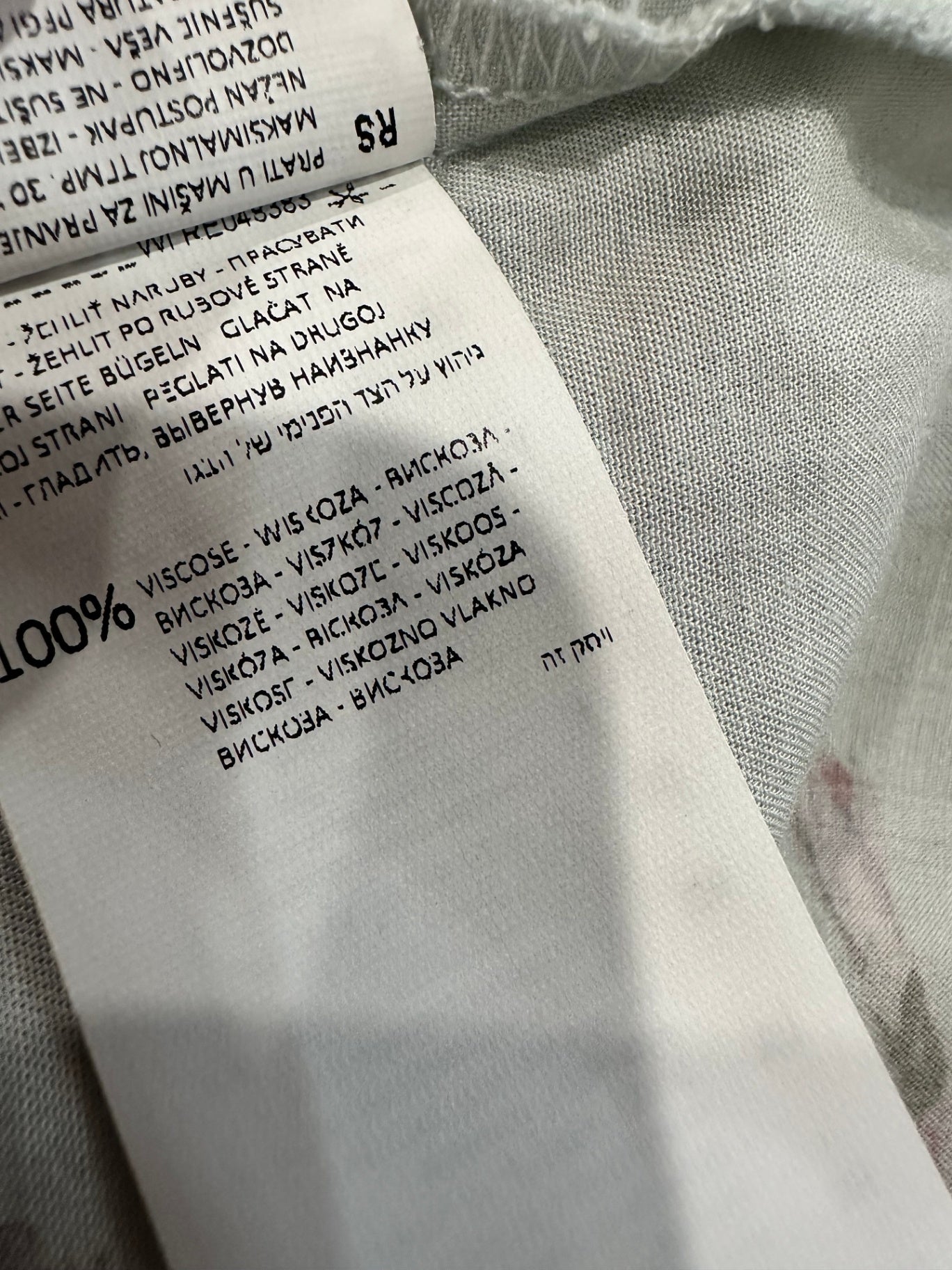 Reserved - Blouse - Size 12 - Pale Blue & Florals