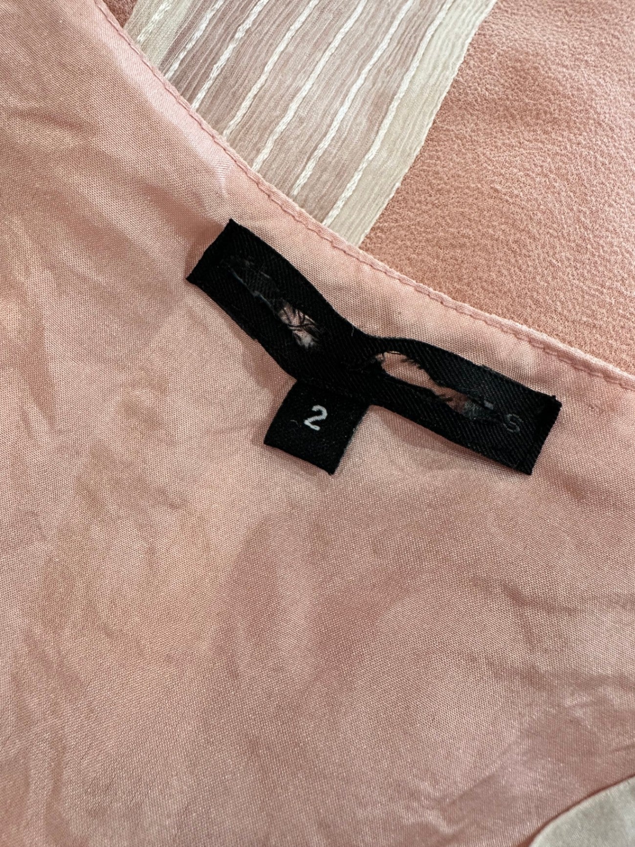 Vintage Y2K - Dress - Extra Small / Small - 100% Silk