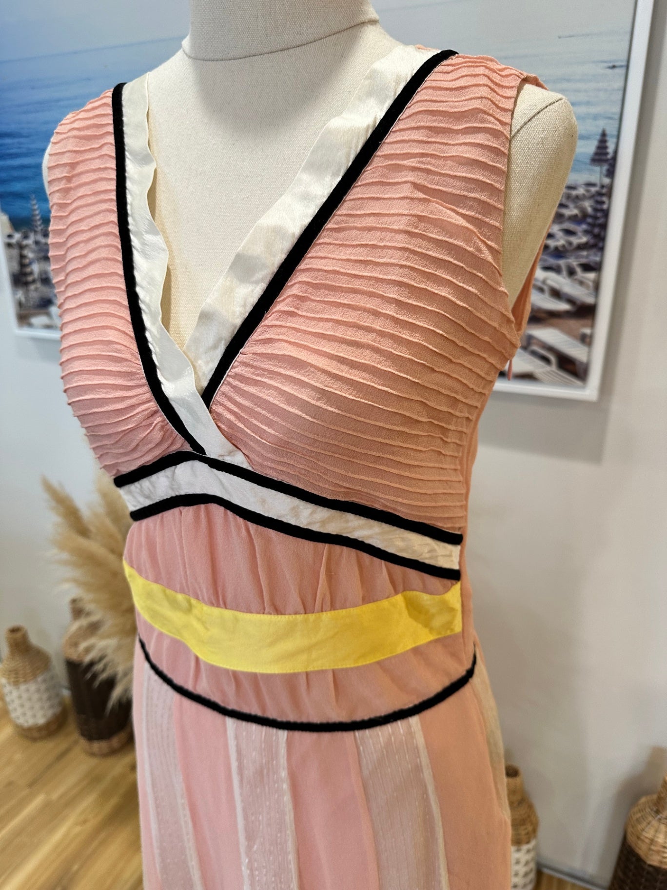 Vintage Y2K - Dress - Extra Small / Small - 100% Silk