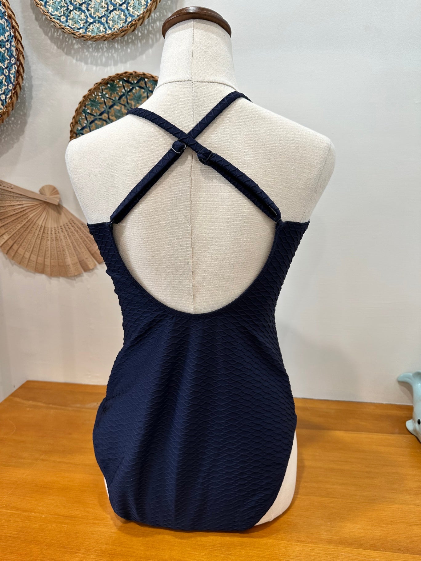 One Piece Swimsuit - Size 10 - Navy blue