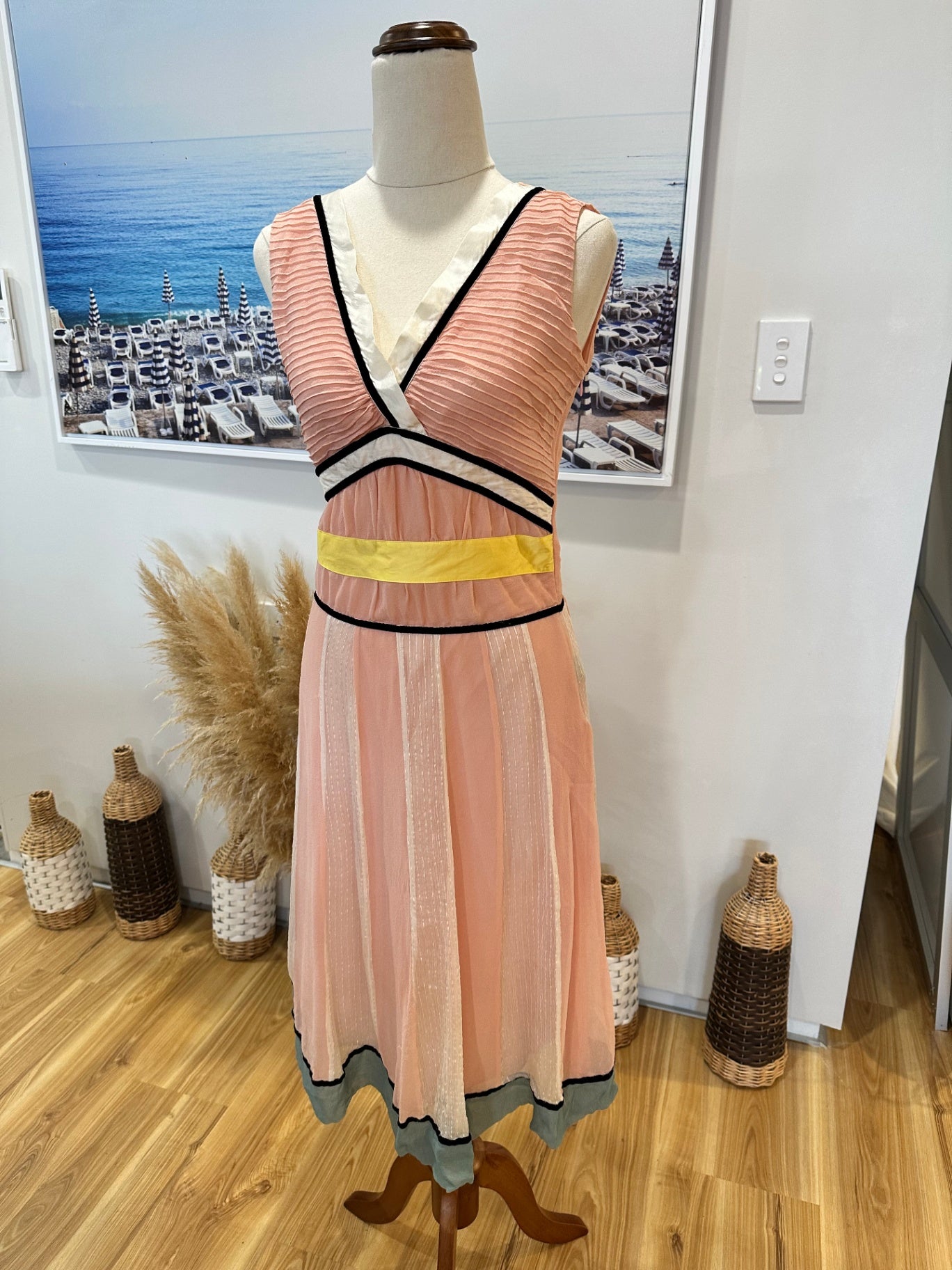 Vintage Y2K - Dress - Extra Small / Small - 100% Silk