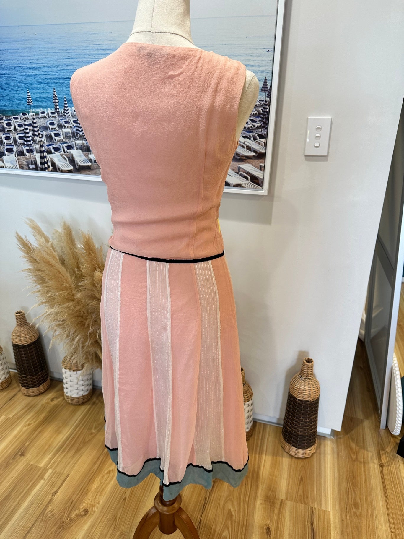 Vintage Y2K - Dress - Extra Small / Small - 100% Silk