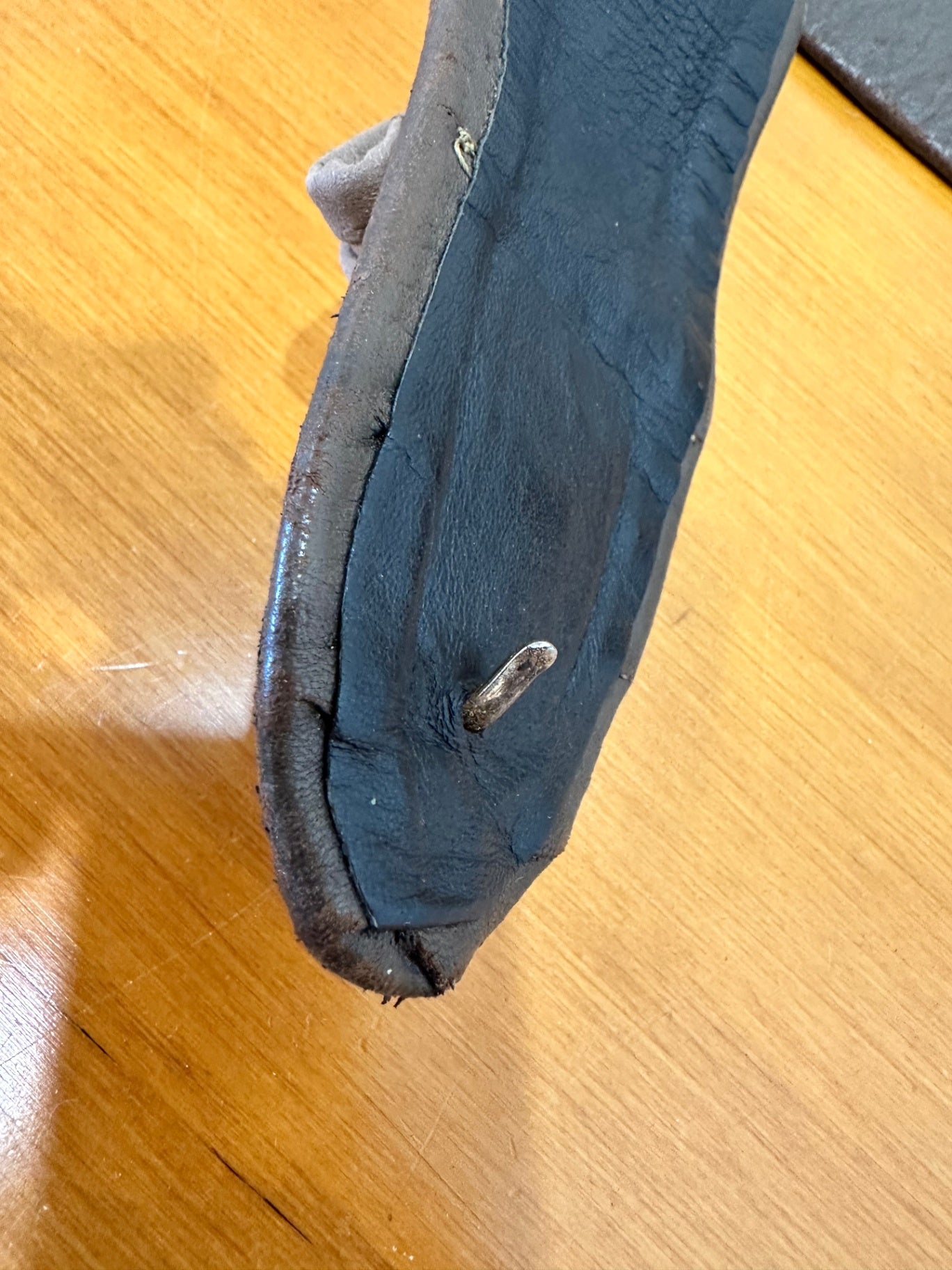 Vintage 70's Belt - Medium / Large - Leather with Bohemian Details