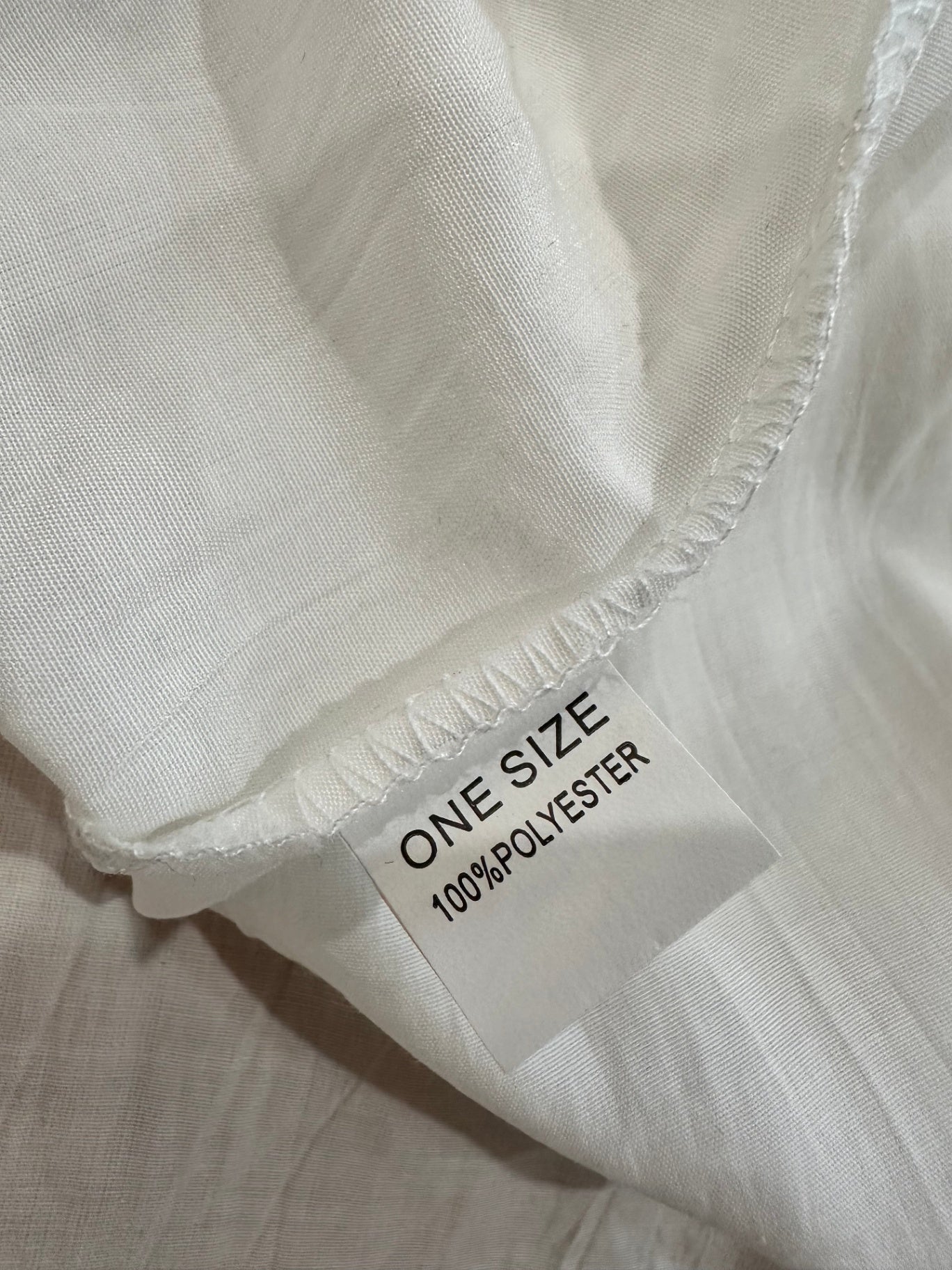 White / Cream - Long line Duster Jacket - Summer-weight - One Size