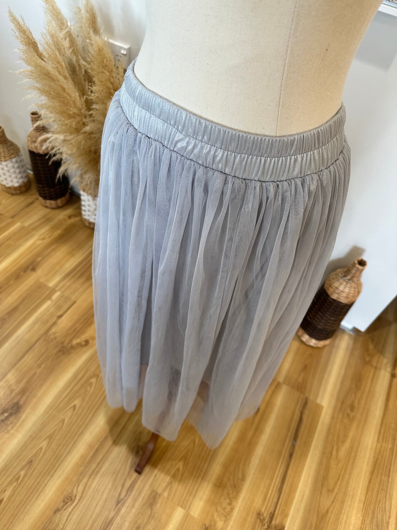 Tutu - Midi Skirt - Light grey