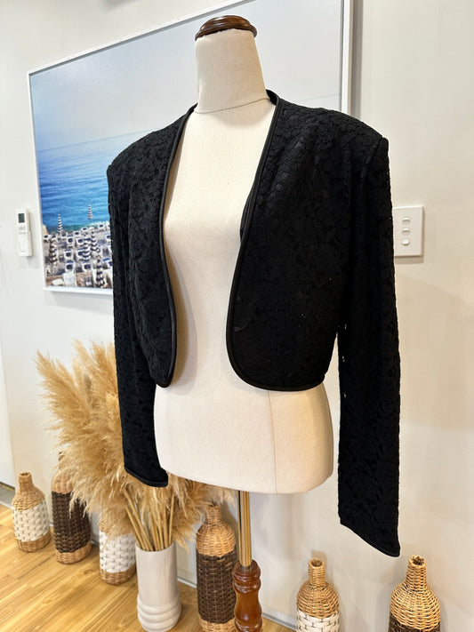 Gaye Bartlett - Bolero Jacket - Medium / Large - Black