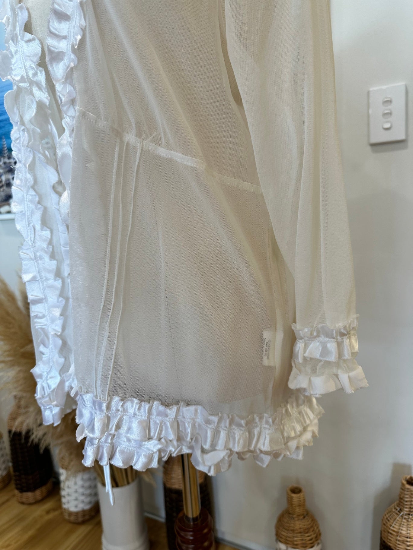 Ella-J - Summer Cardigan - Medium - Cream