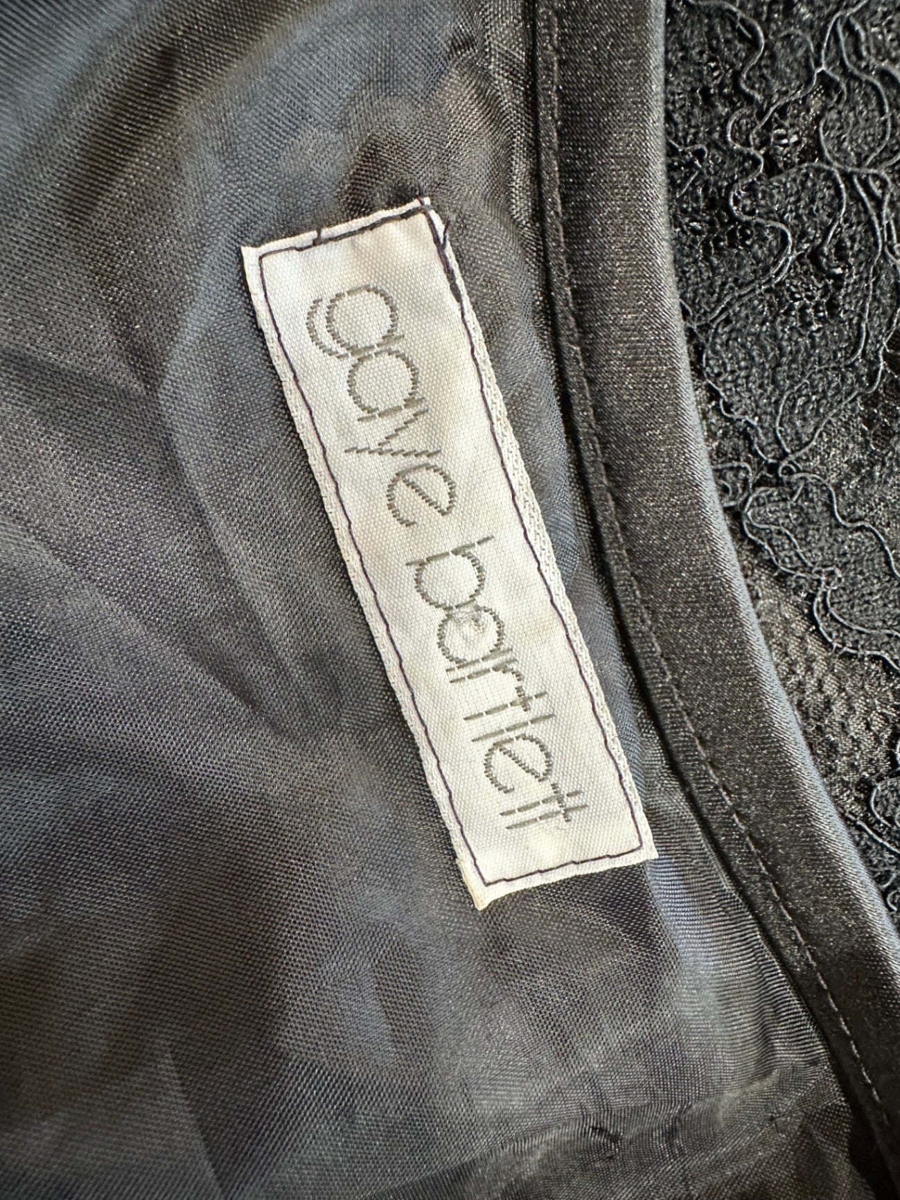 Gaye Bartlett - Bolero Jacket - Medium / Large - Black