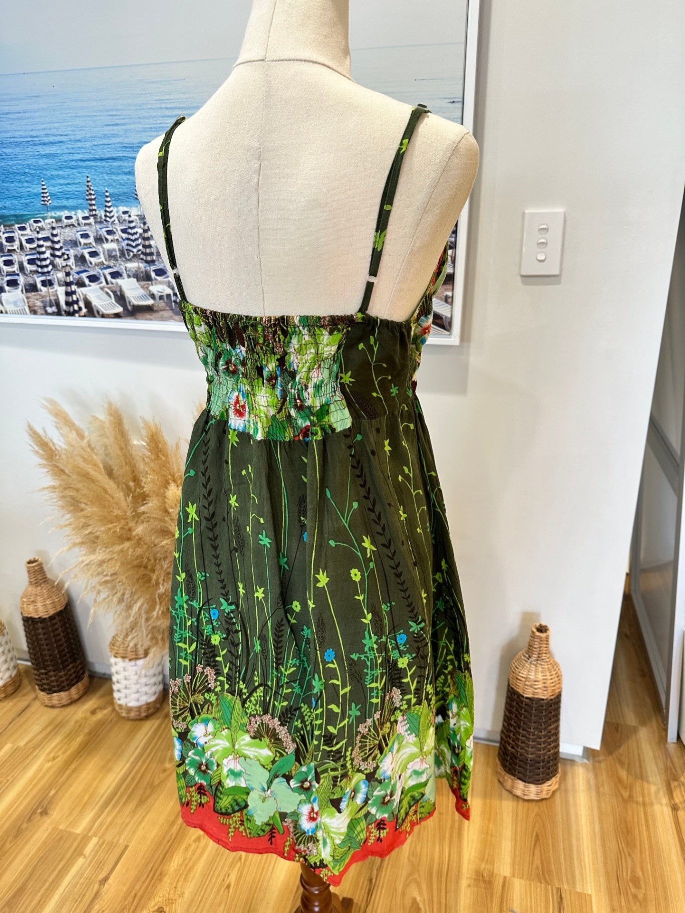 Ocean Club - Summer Dress - Size 12 - Tropical Tones