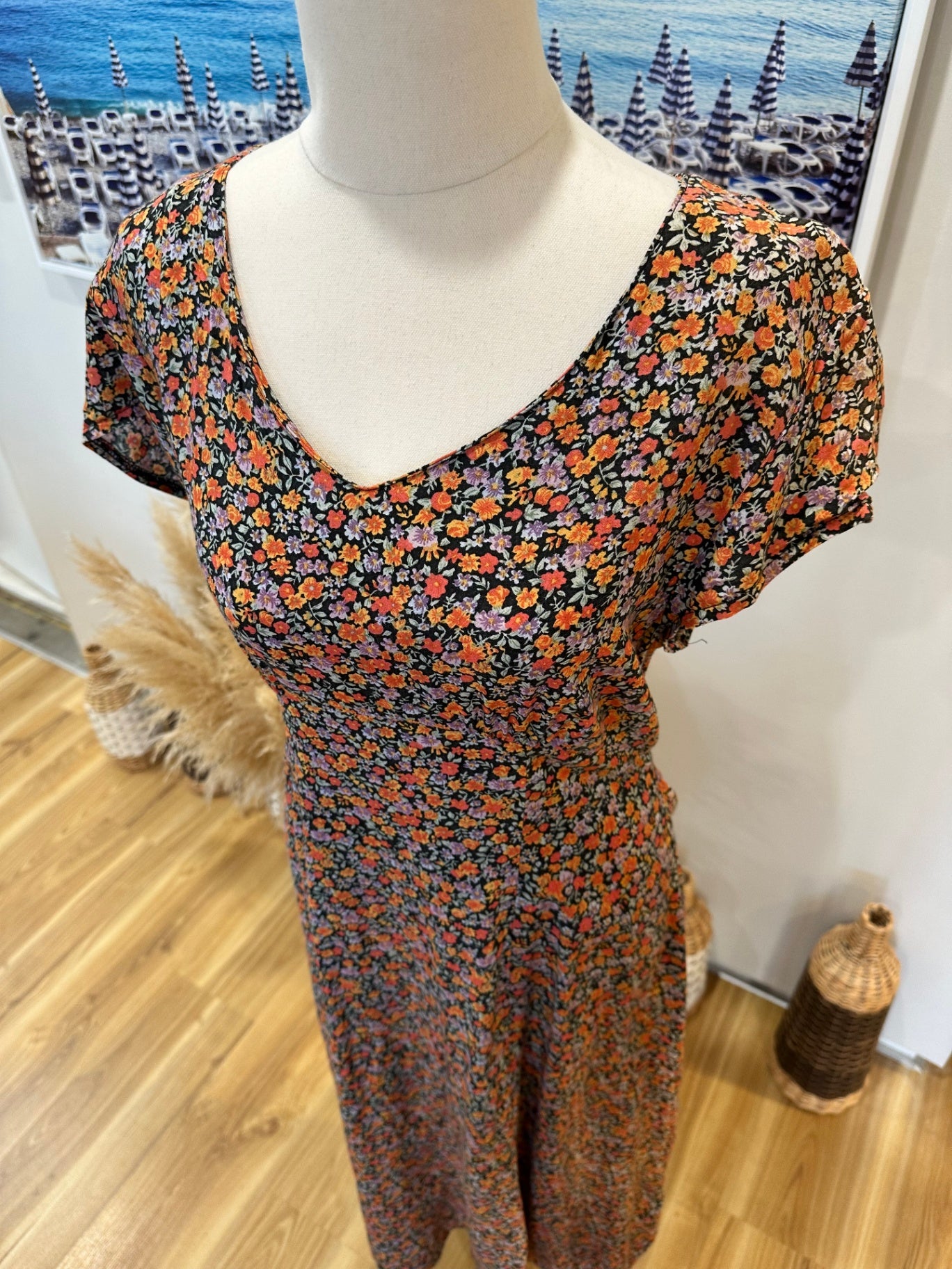 Vintage 90's Summer Dress - Size 12 