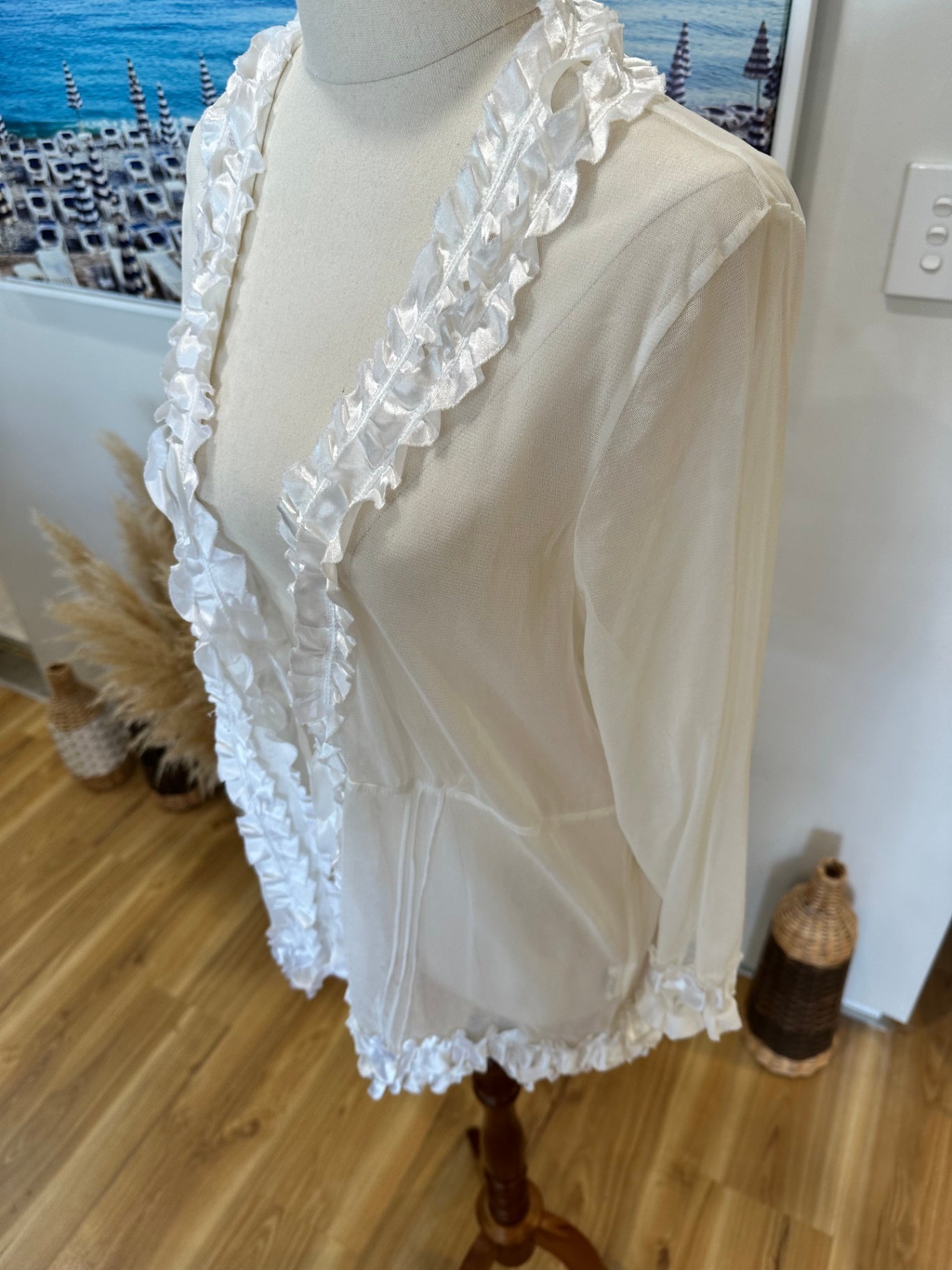 Ella-J - Summer Cardigan - Medium - Cream