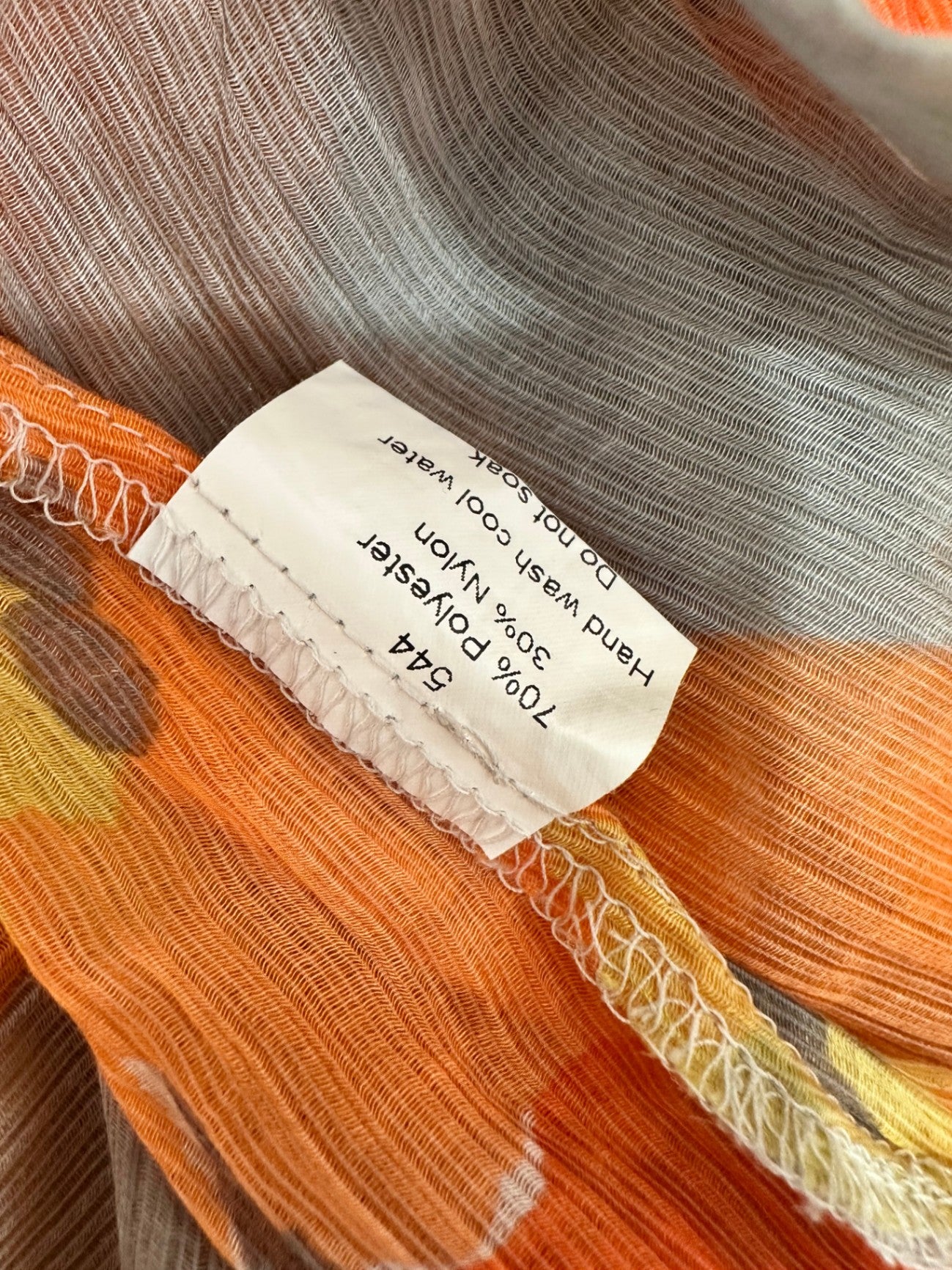 Longline Summer Jacket - Size 16 - Orange, Red, Yellow