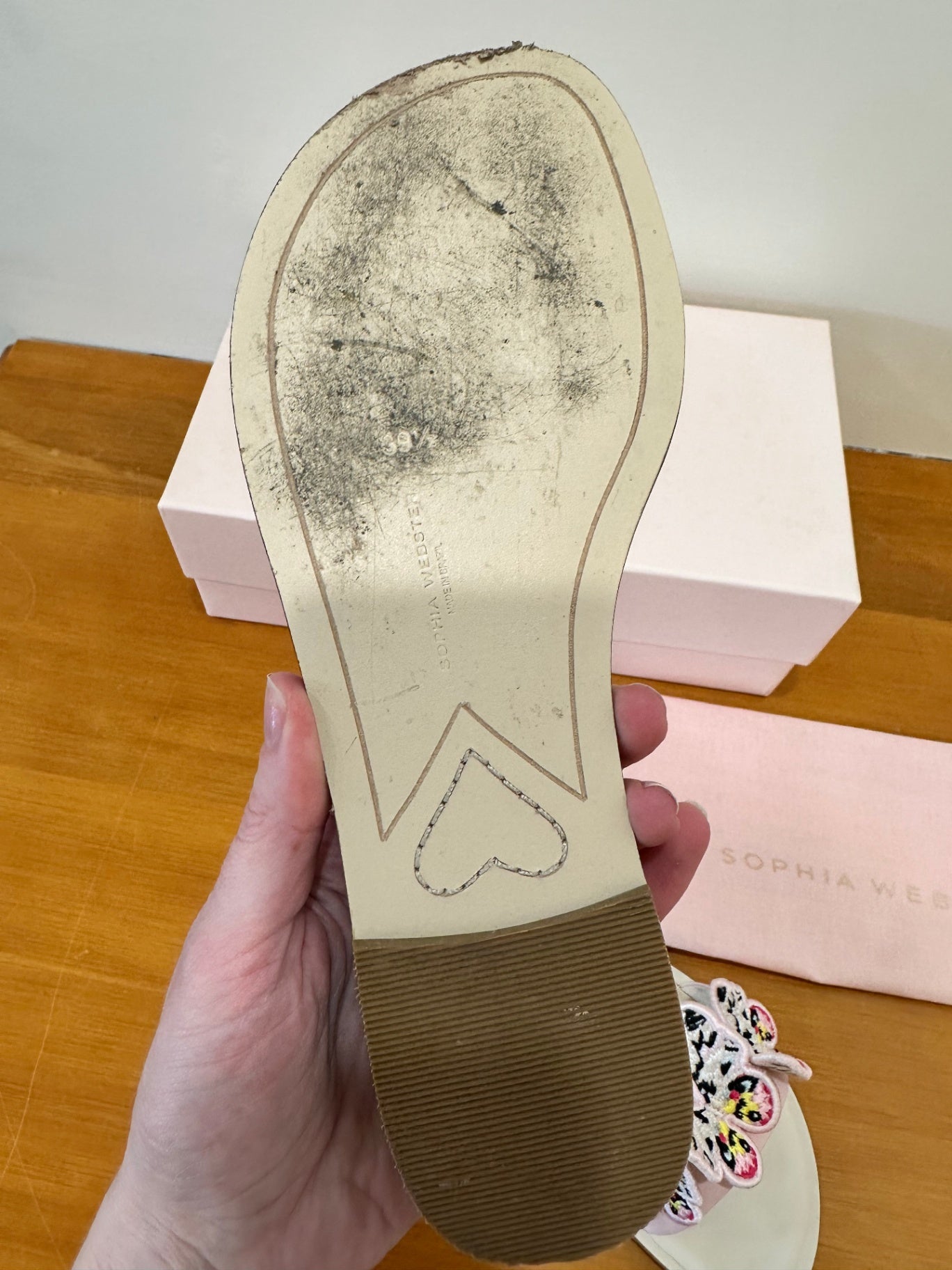 Sophia Webster - Butterfly Sandals - Size 39.5 - Pink