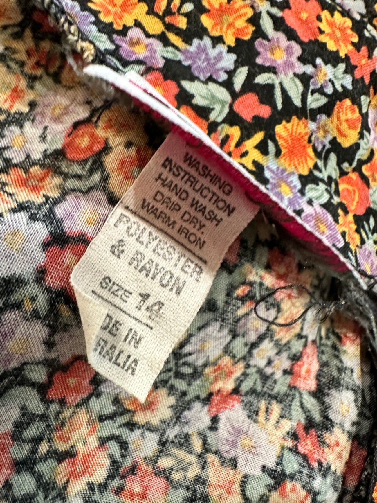 Vintage 90's Summer Dress - Size 12 