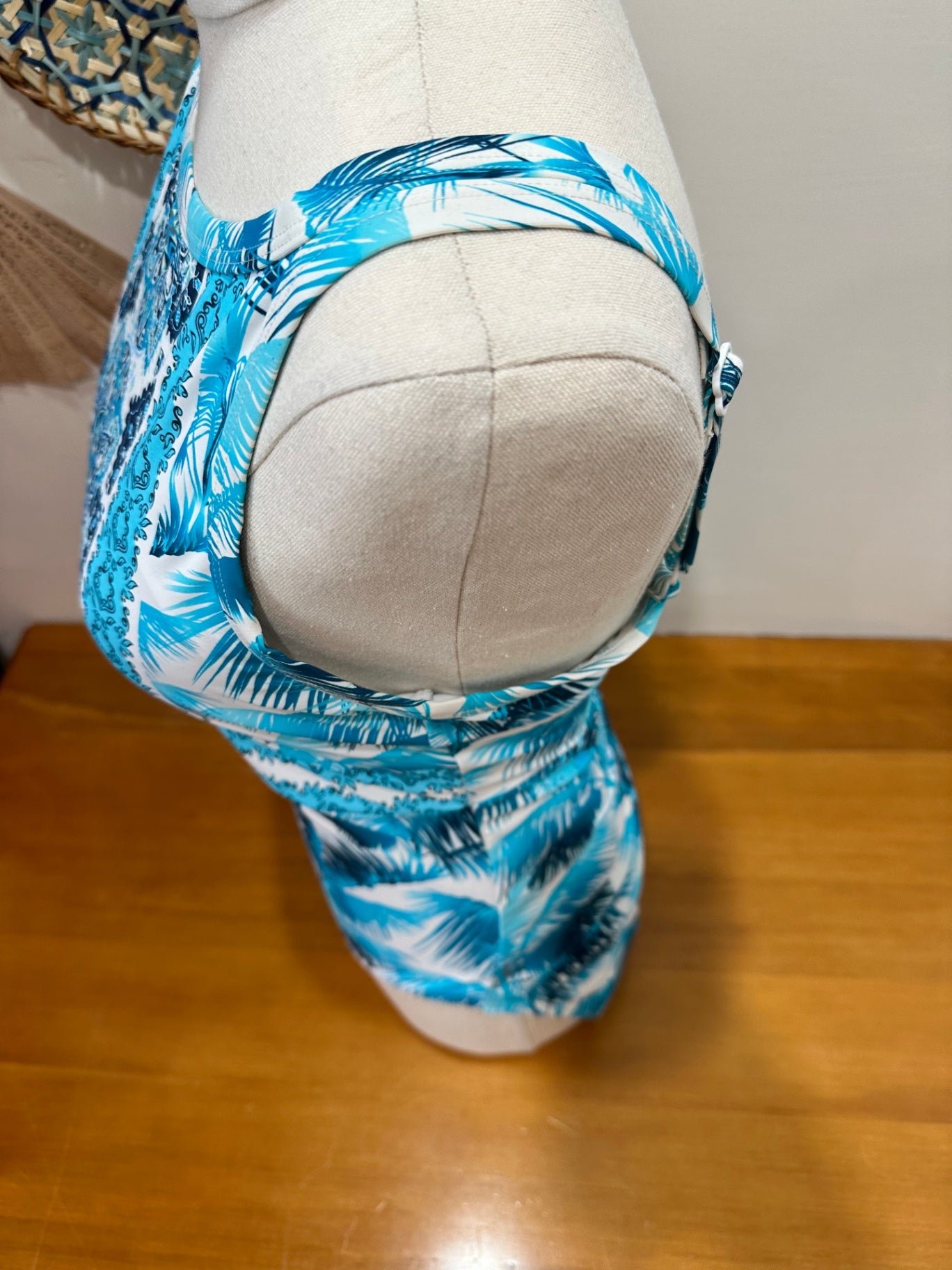 Quayside Swimsuit 12 Blue and White - New