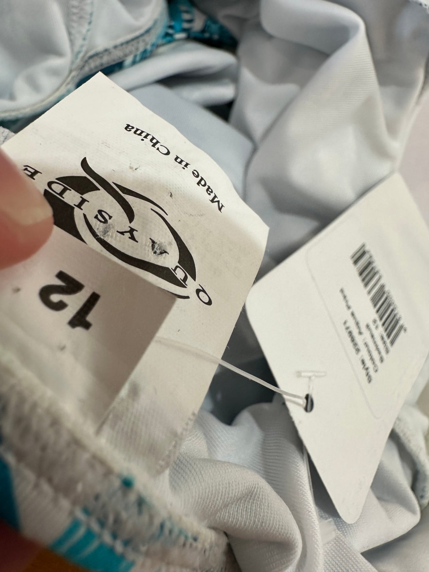 Quayside Swimsuit 12 Blue and White - New