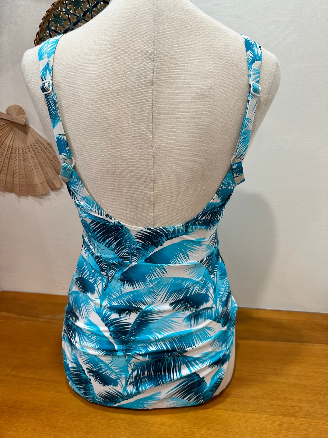 Quayside Swimsuit 12 Blue and White - New