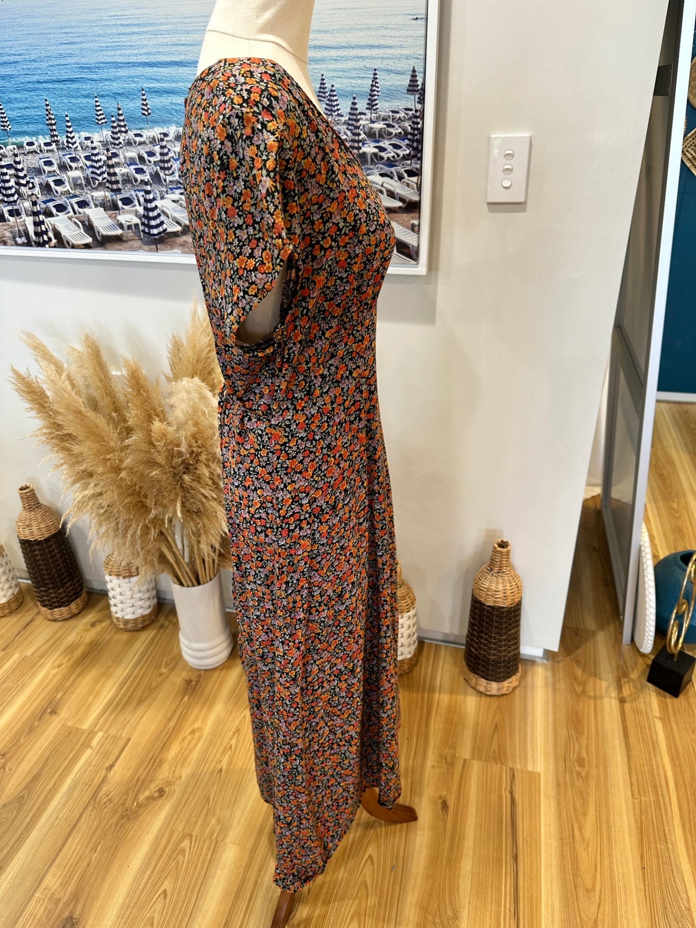 Vintage 90's Summer Dress - Size 12 