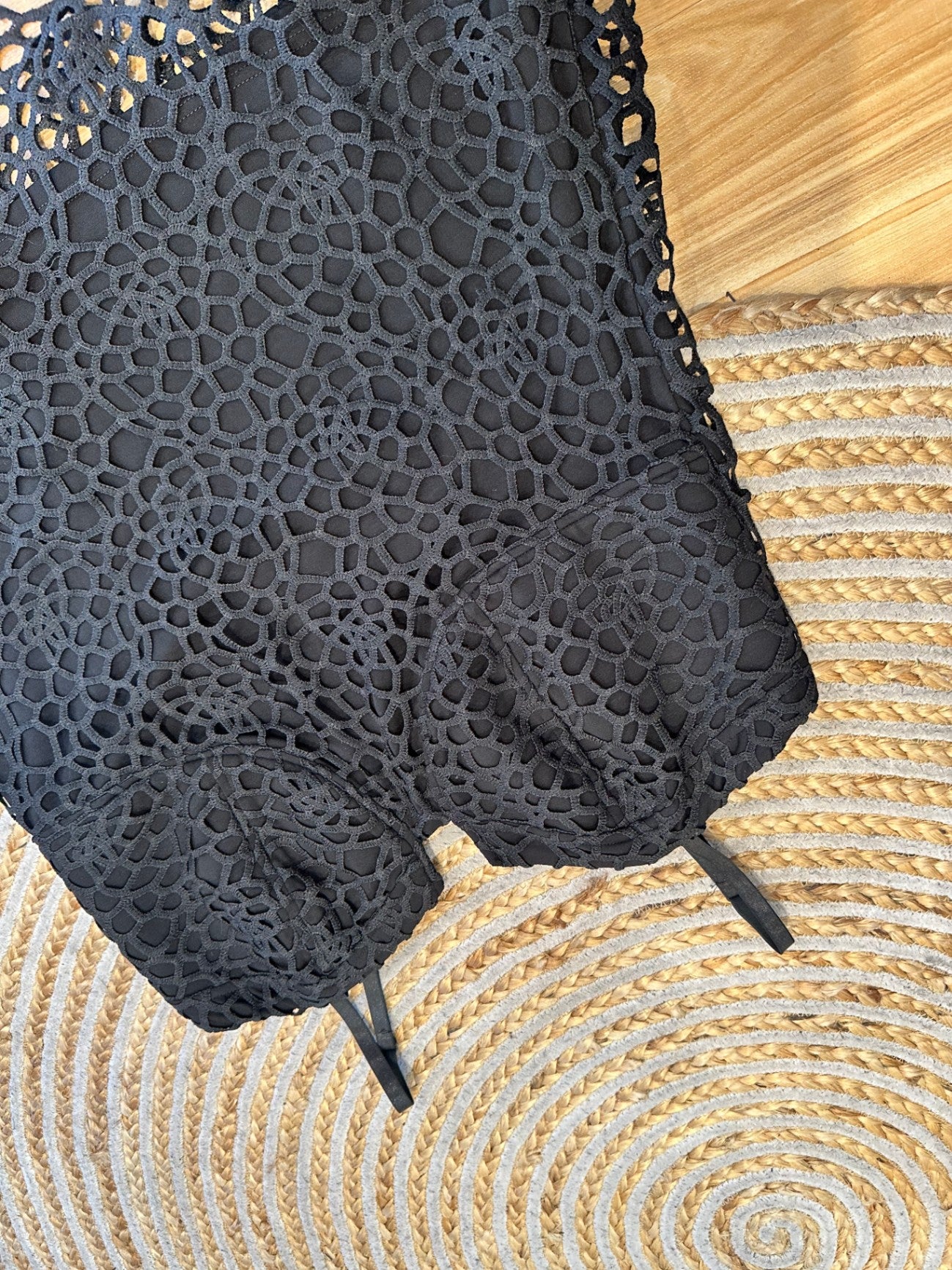 City Chic - Lace Camisole Top - Size 20 - Black