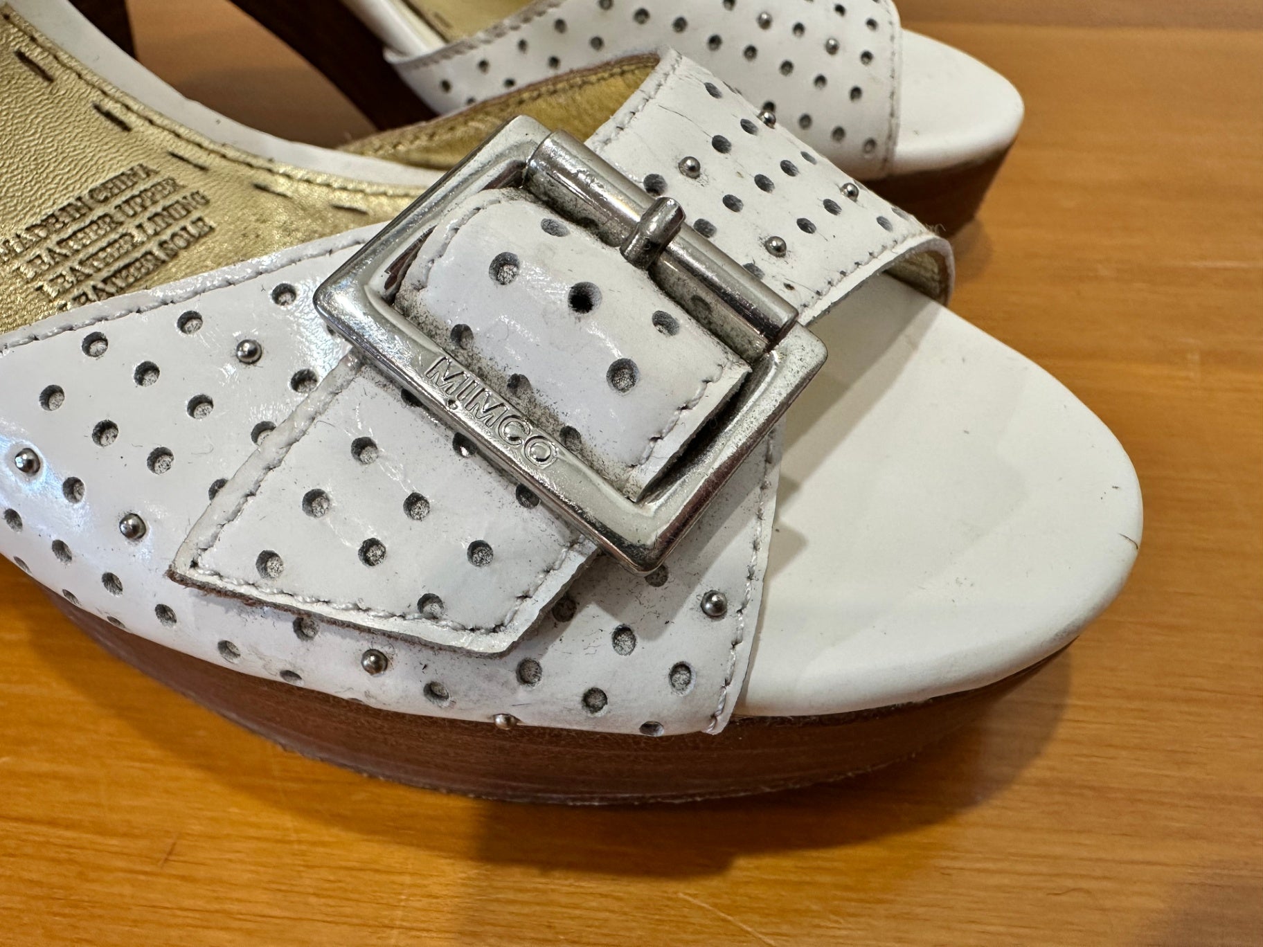 Mimco Sandals - Size EU 38 - White