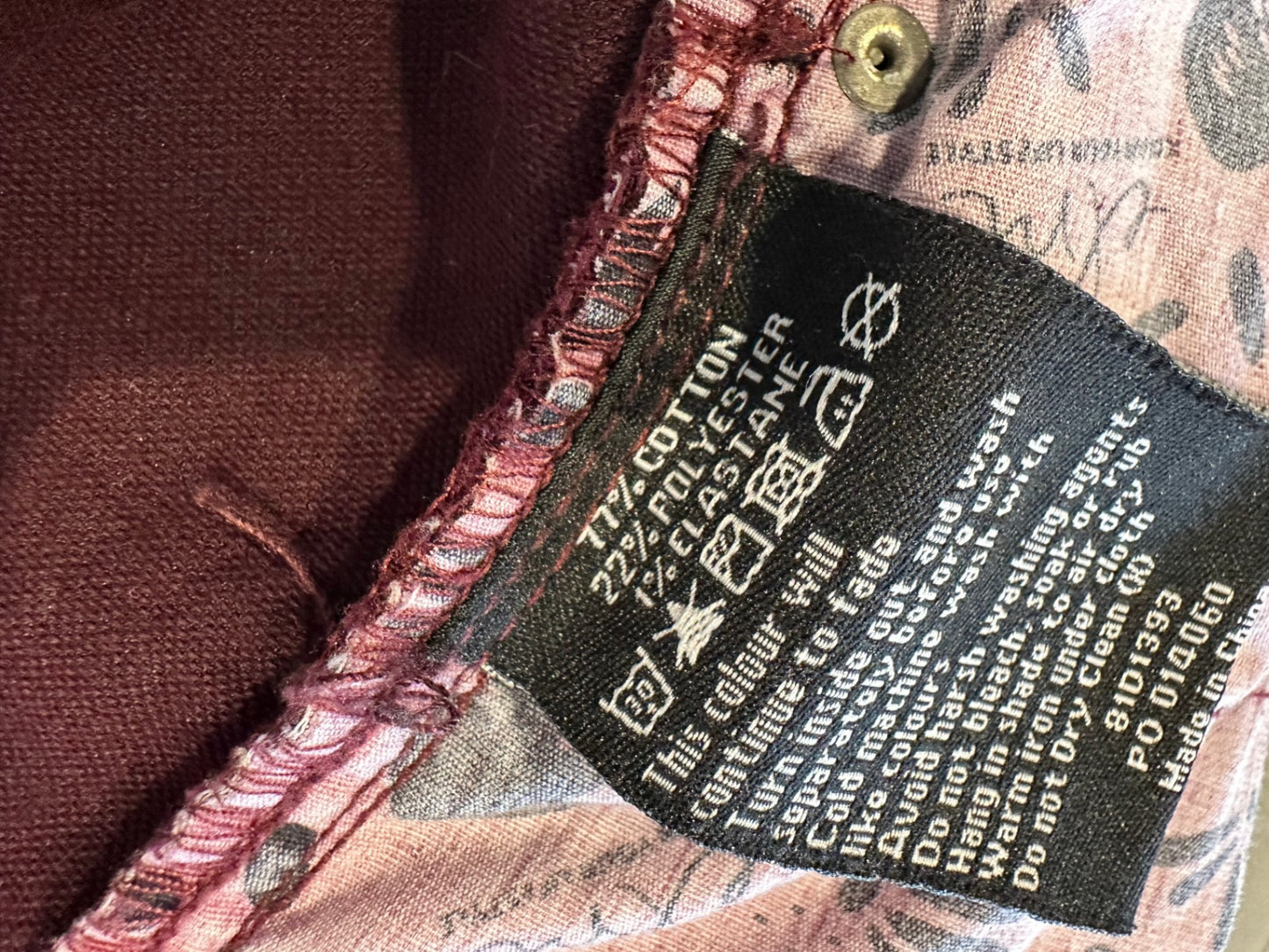 Elm Lifestyle Pants - Size 16 - Burgundy