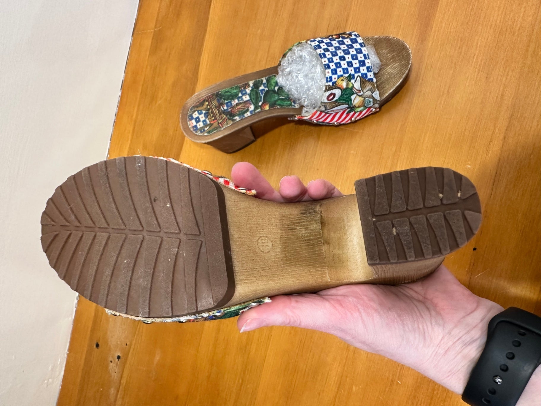 Summer Heels - Size 38 - Tropical Mediterranean