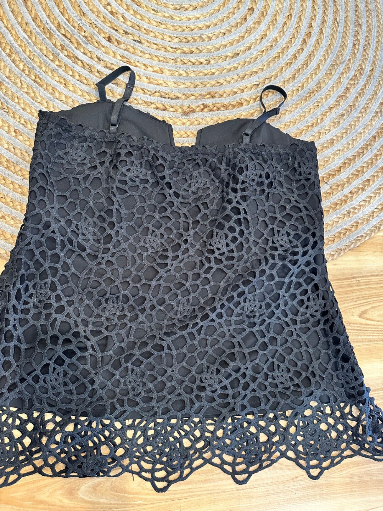 City Chic - Lace Camisole Top - Size 20 - Black