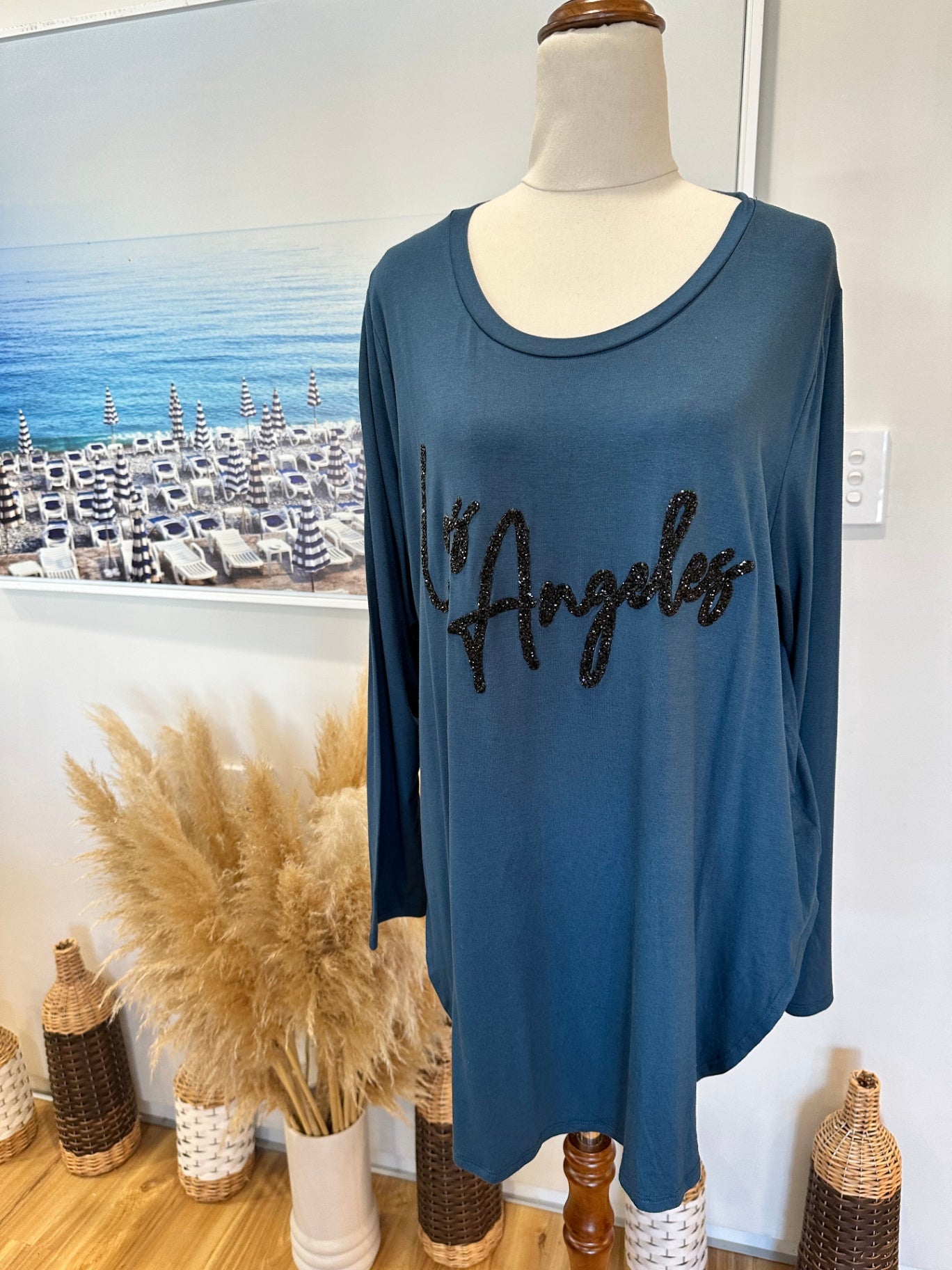 Betty Basics - Los Angeles Top - Size 18 - Blue