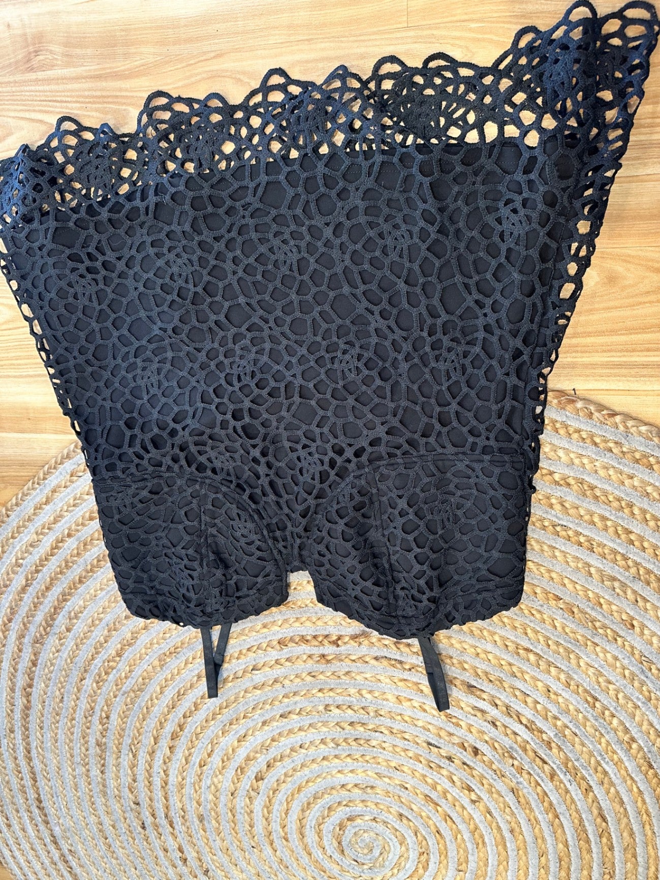 City Chic - Lace Camisole Top - Size 20 - Black