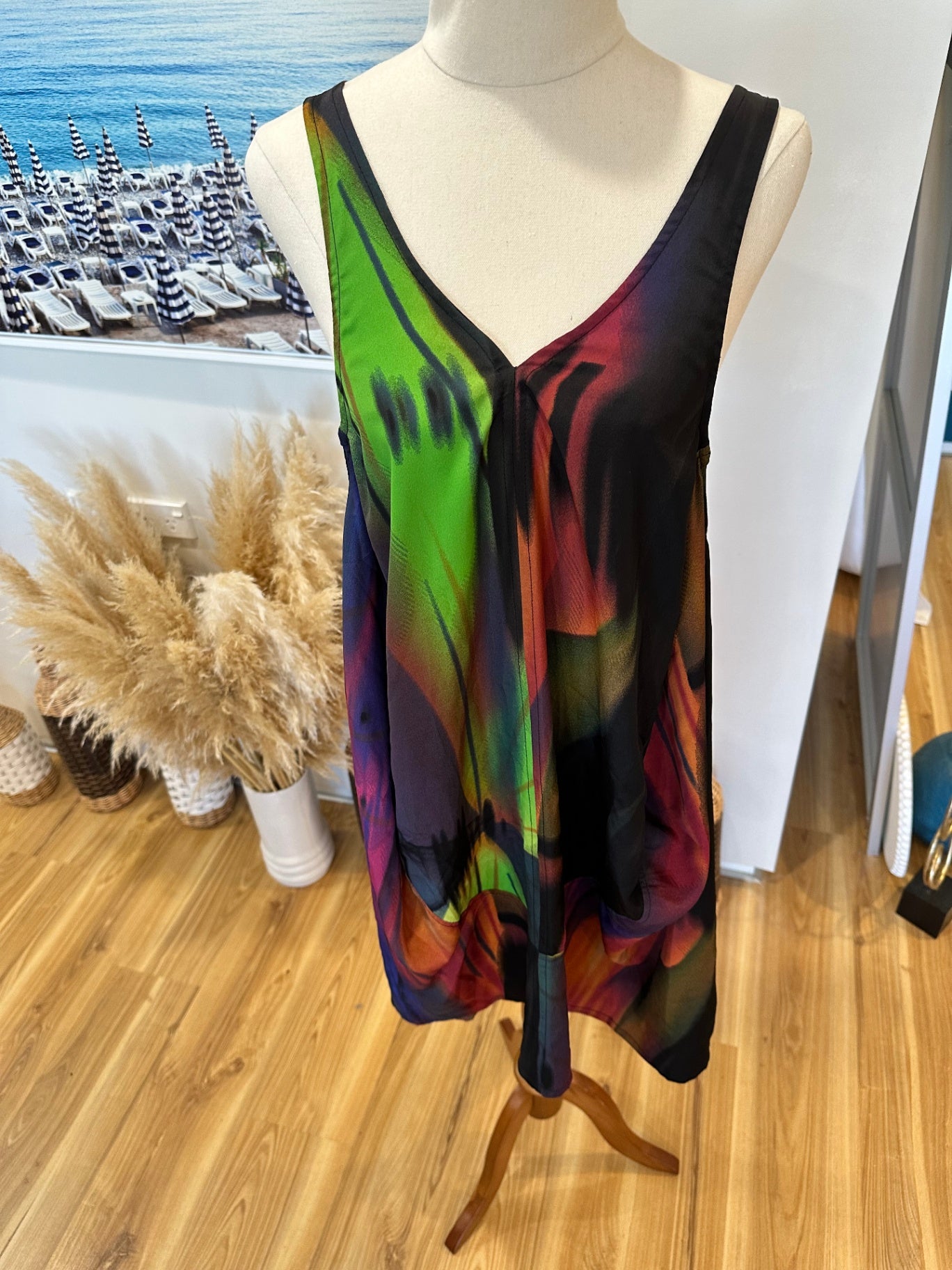 Taking Shape - Dress / Longline Top - Size 14 - Aurora Colours