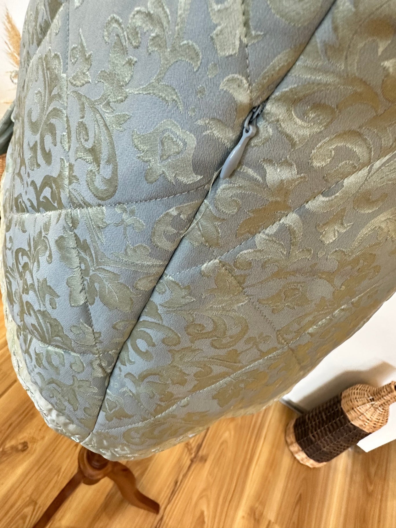 Vintage Vest - Small / Medium - Aqua (asian inspired)