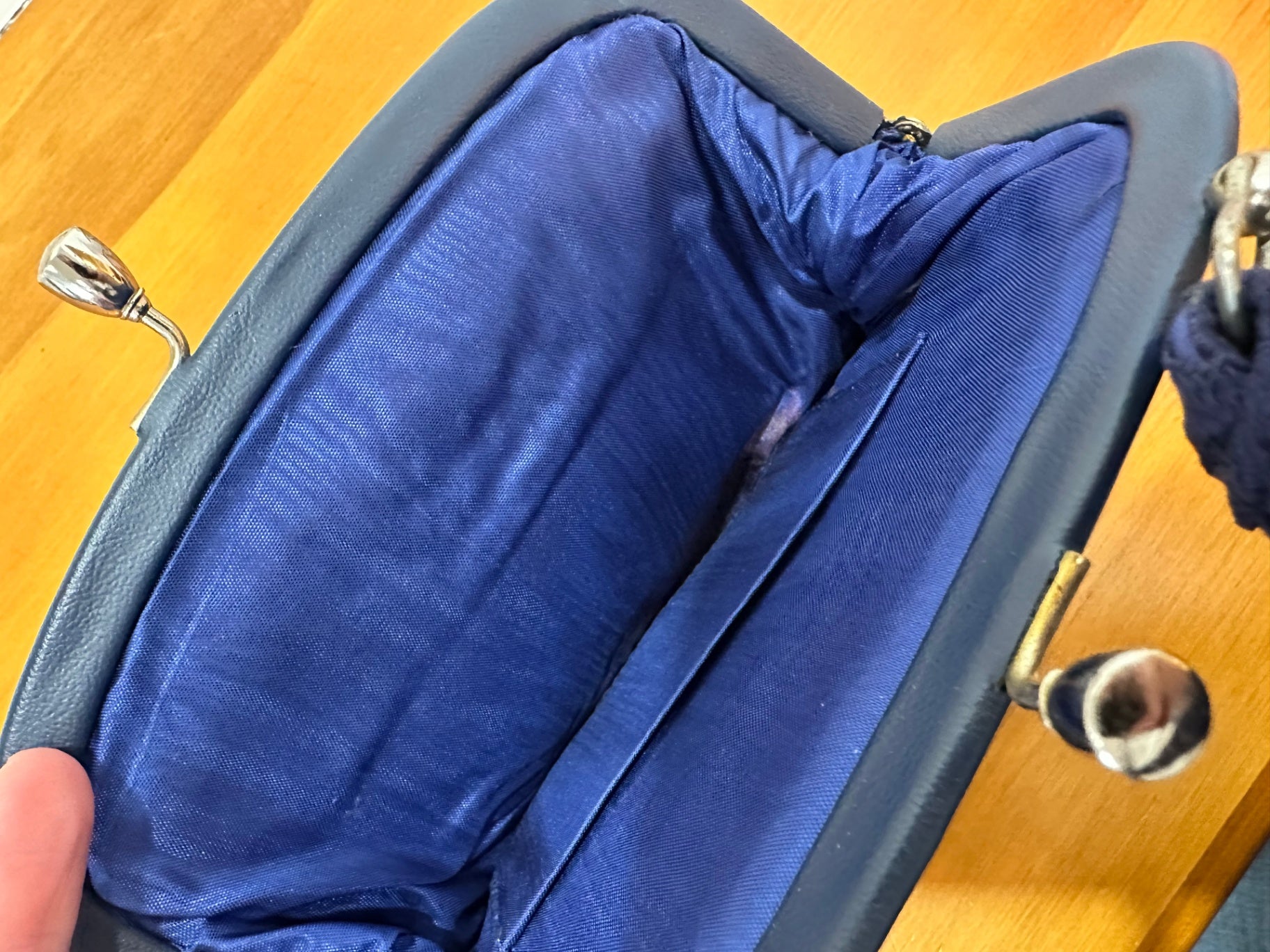 Vintage 50's / 60's - Lace Handbag - Blue