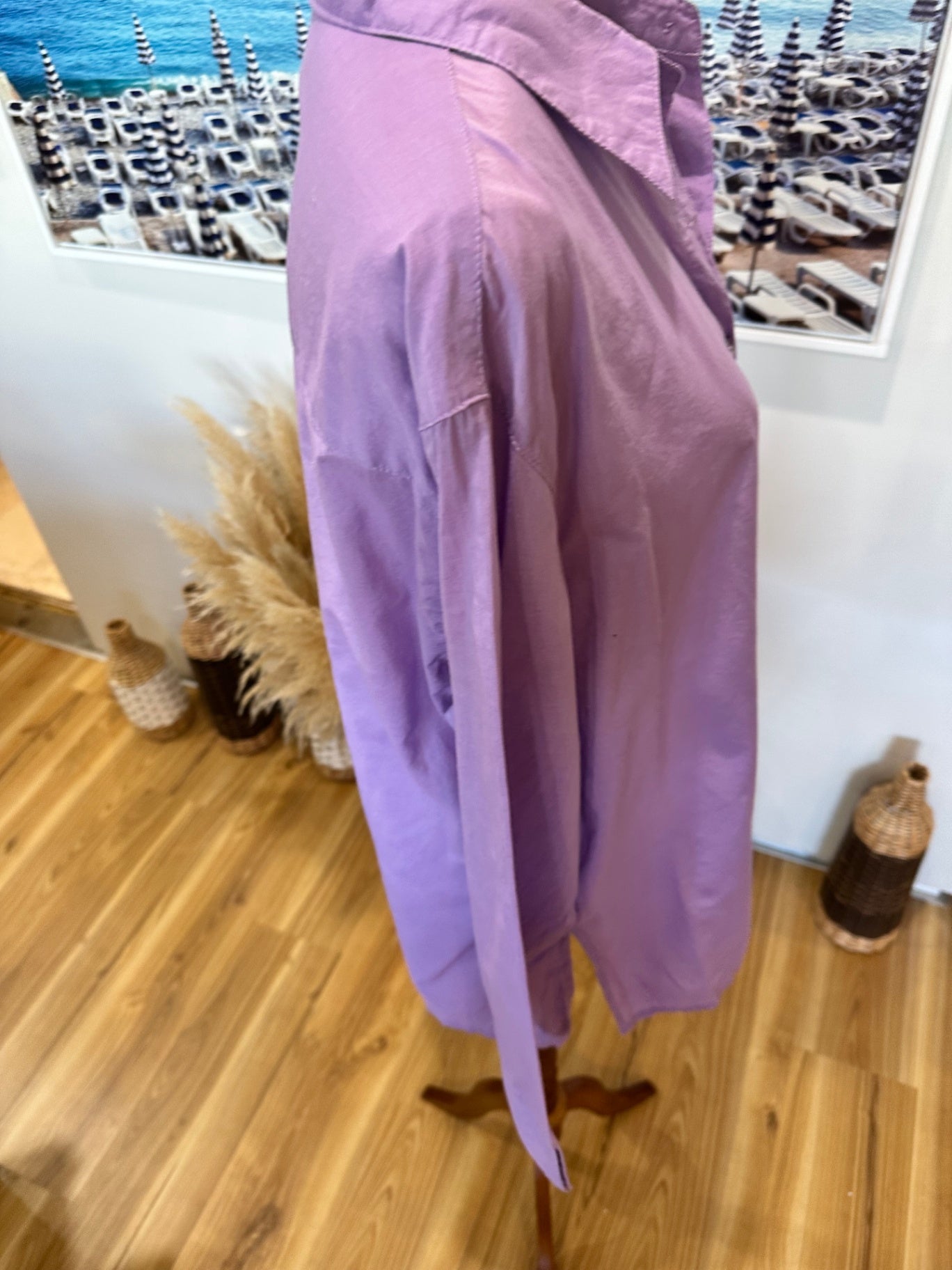 Capture - 100% Cotton Shirt - Size 16 - Lavender