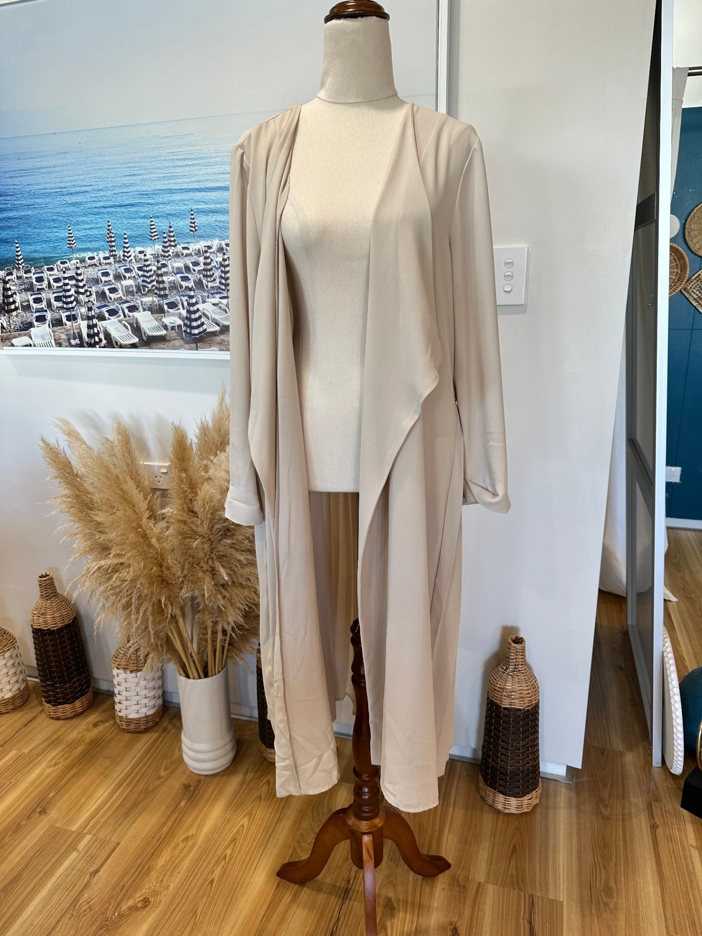 Studio 12 - Duster Coat - One Size - Beige