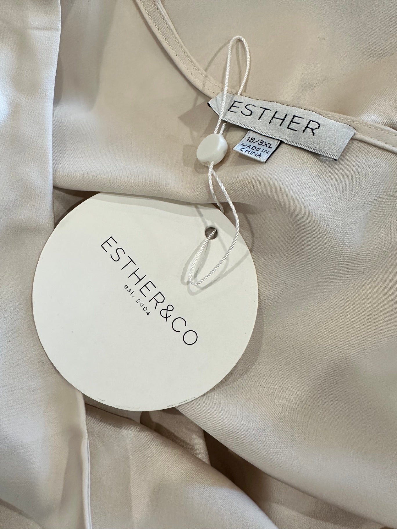 Esther + Co - Dress - Size 18 - Champagne - NEW