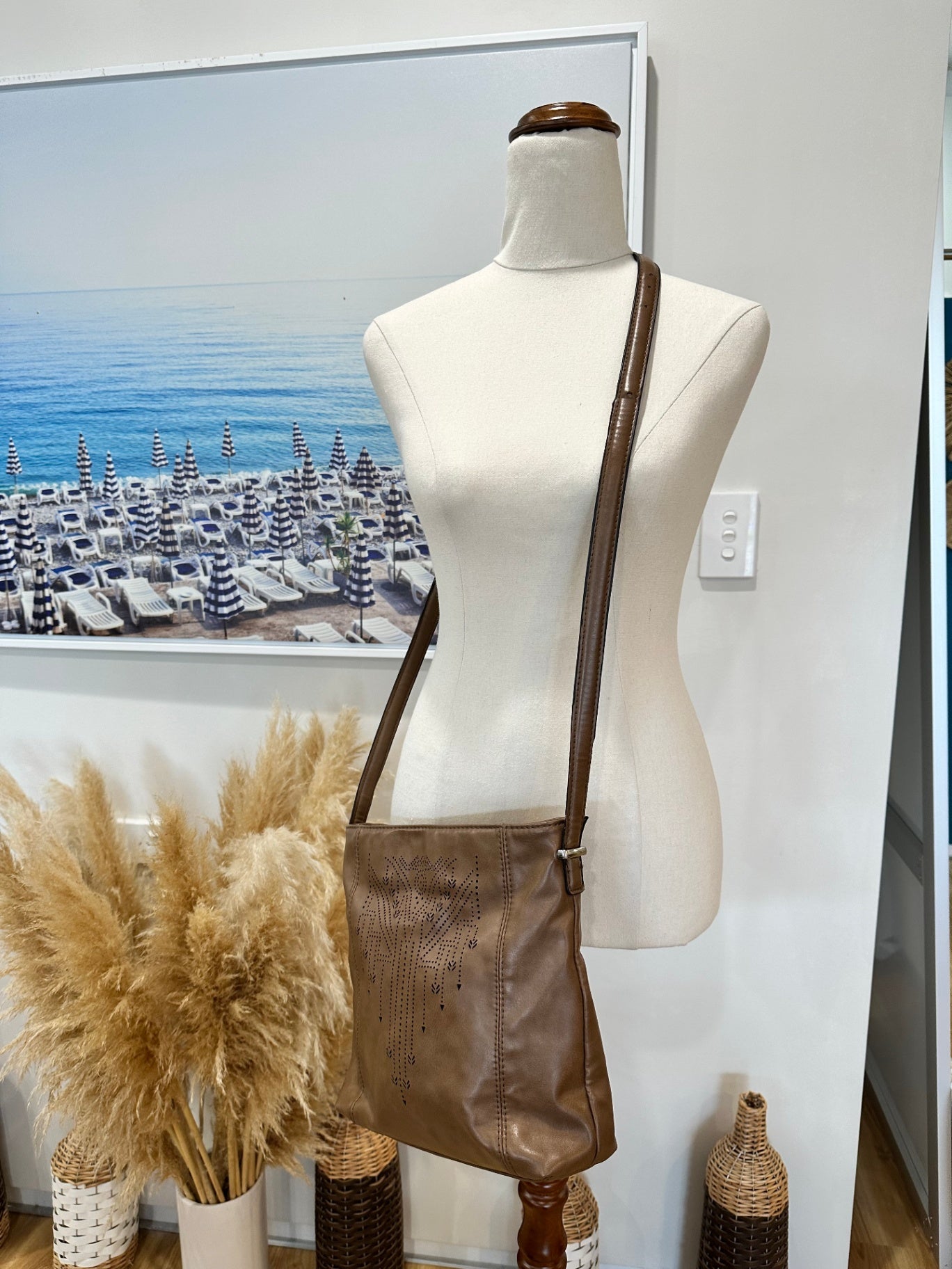 Boho Inspired Handbag - Brown