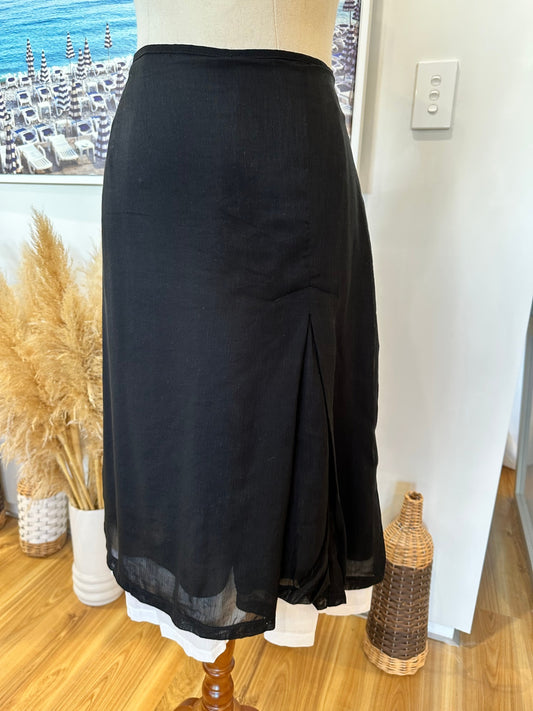 Veronika Maine - Skirt - Small - Black