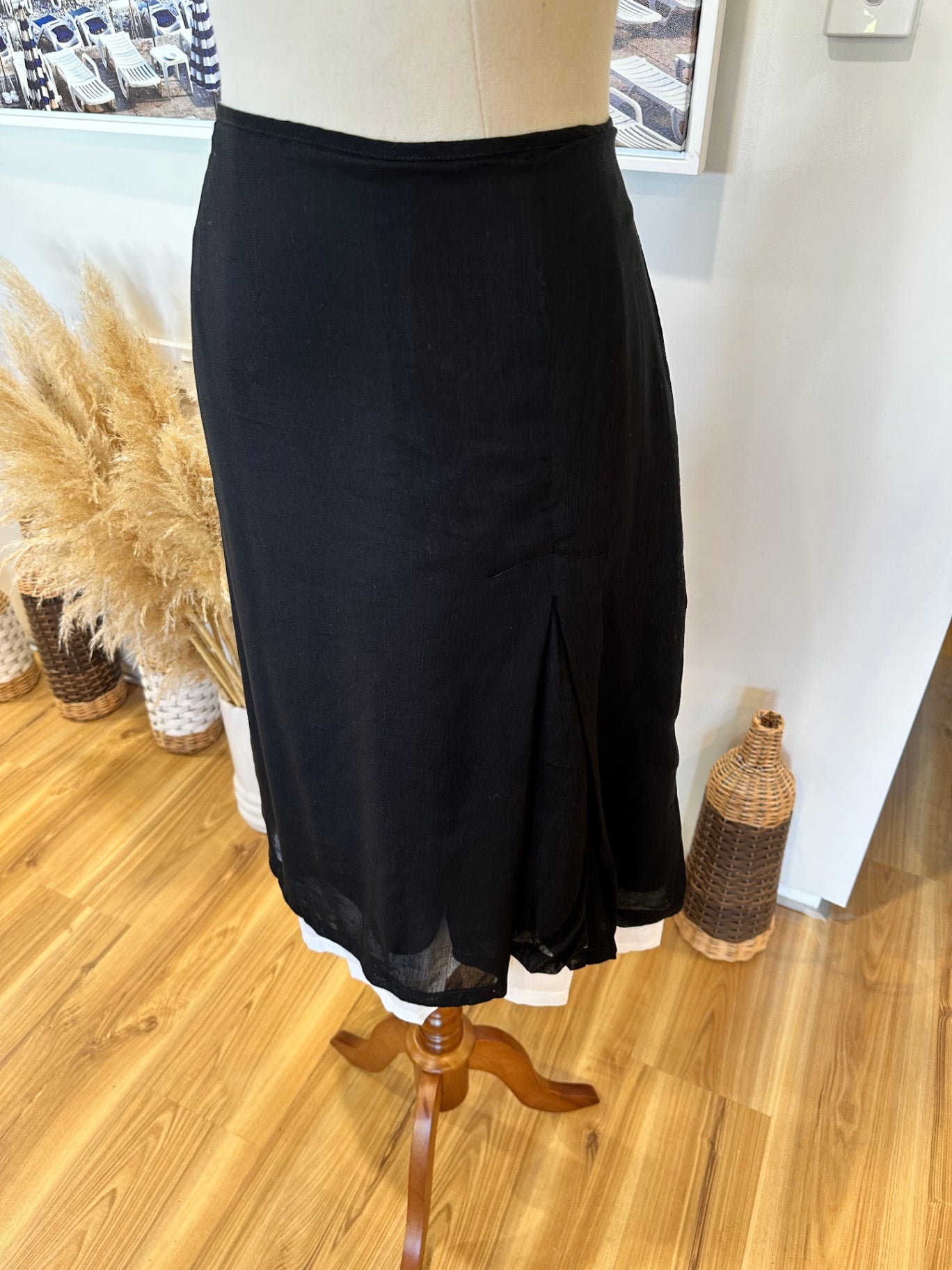 Veronika Maine - Skirt - Small - Black