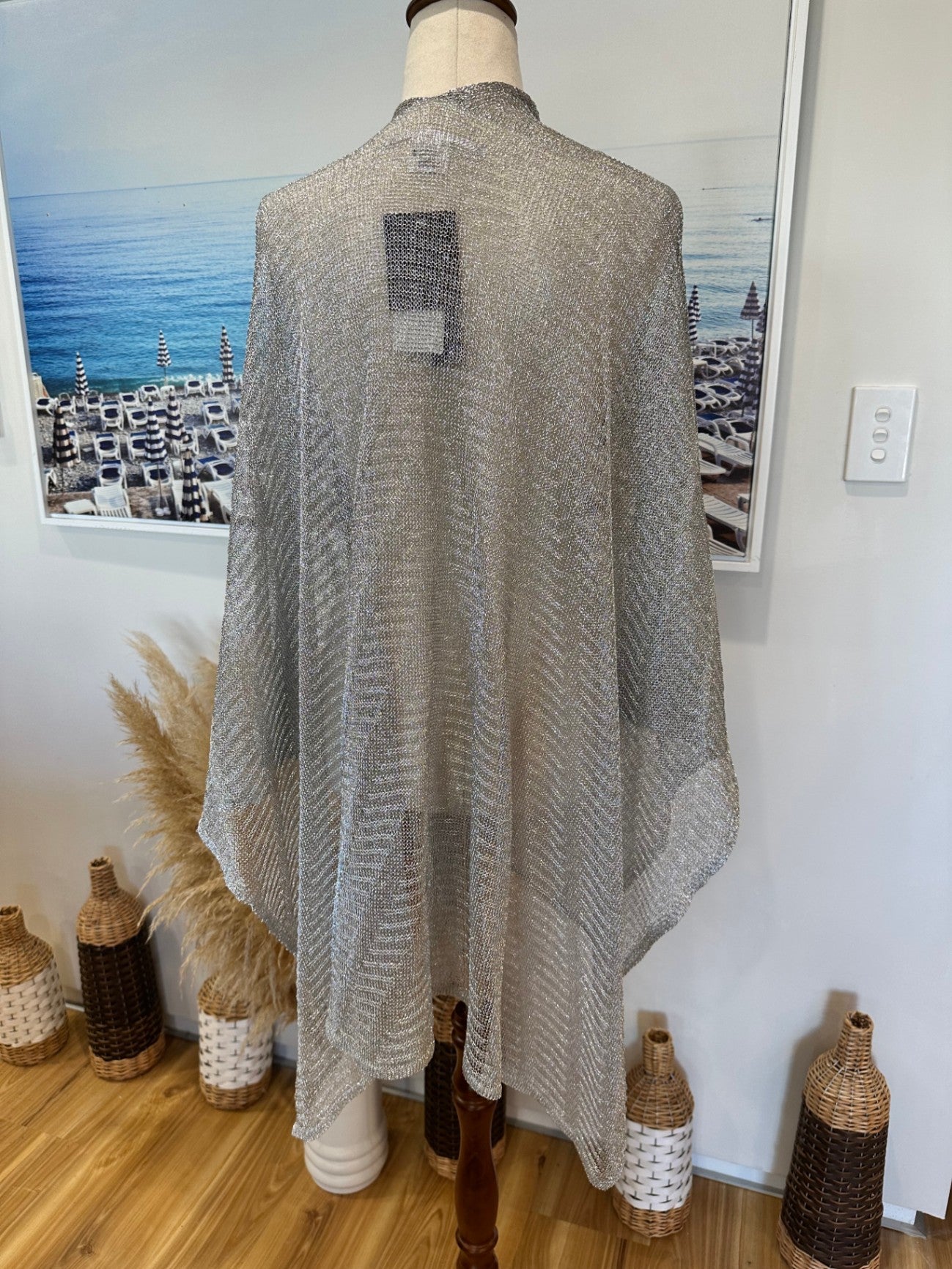 Boston Bailey - Silver - Shawl / Shrug - NEW