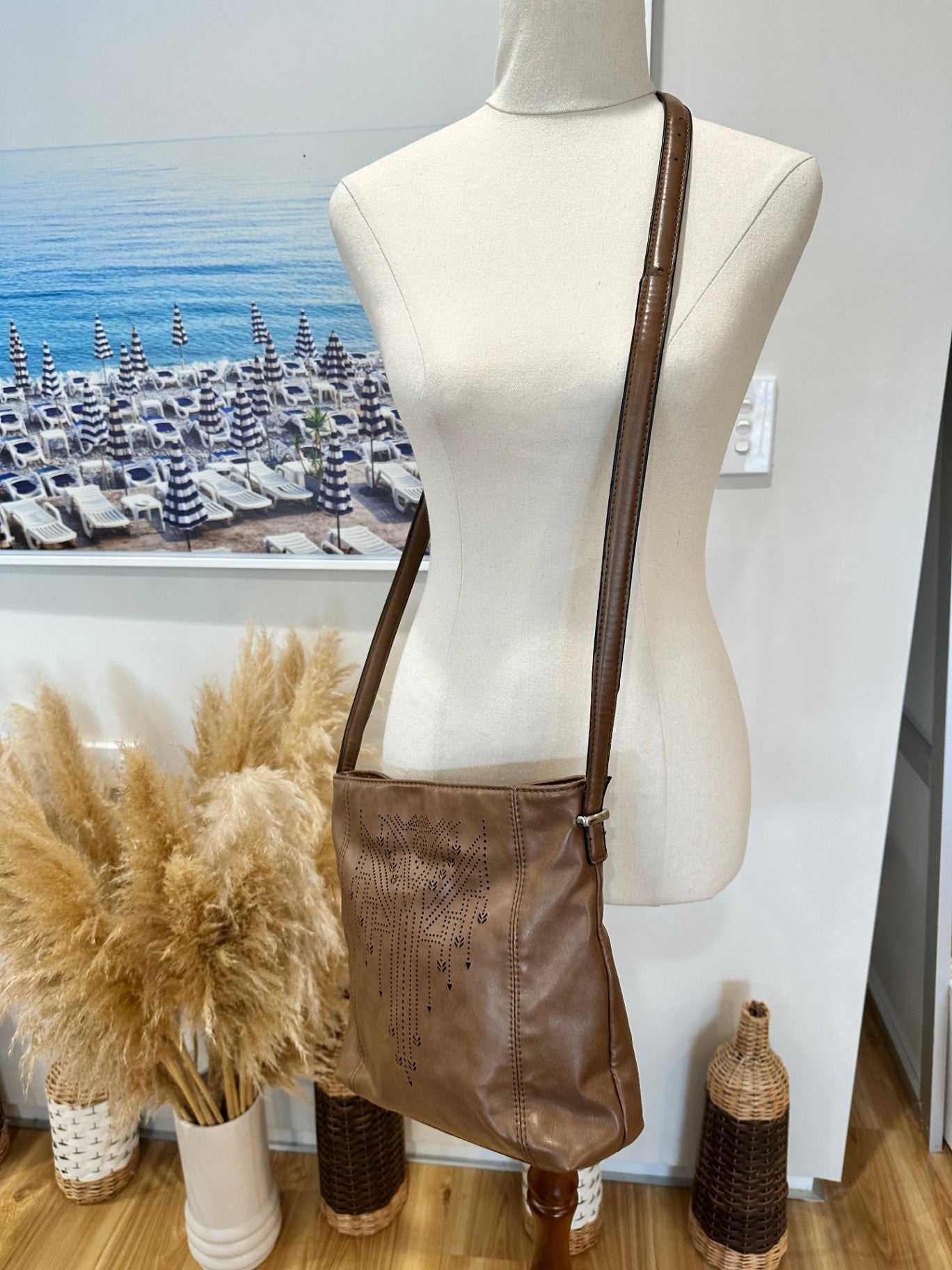 Boho Inspired Handbag - Brown