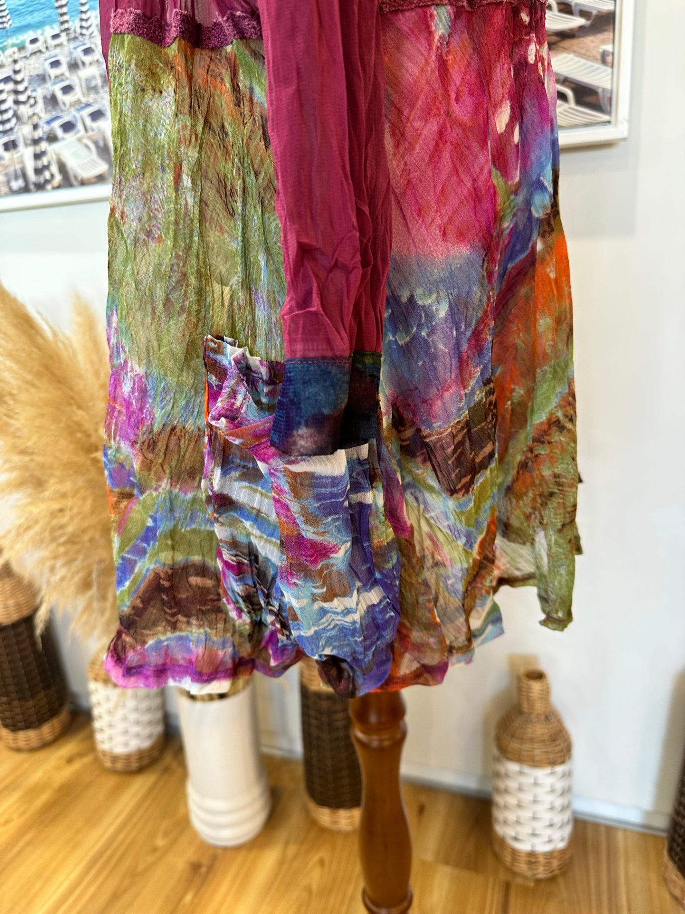 Democracy - Sheer Longline Cardigan - Size 8