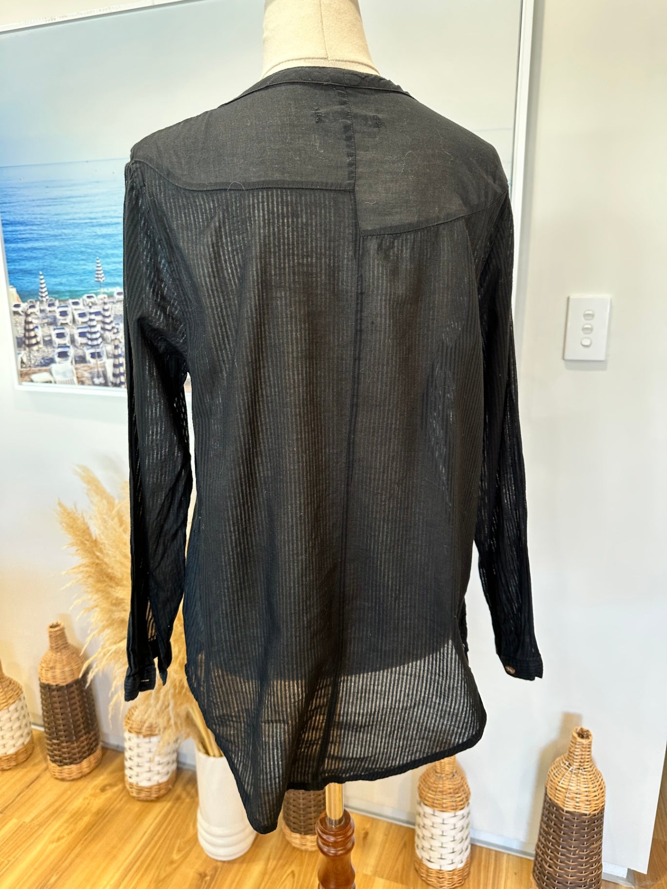 Volcom - Black Blouse - Extra Small / Small 