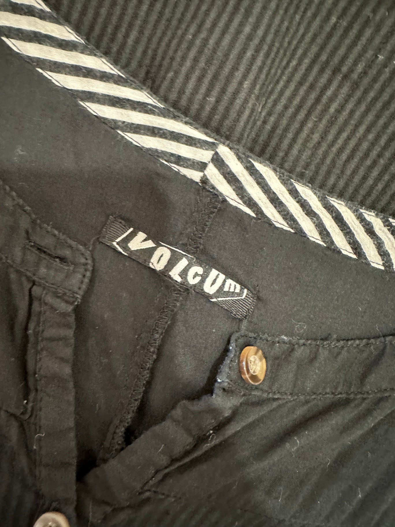 Volcom - Black Blouse - Extra Small / Small 