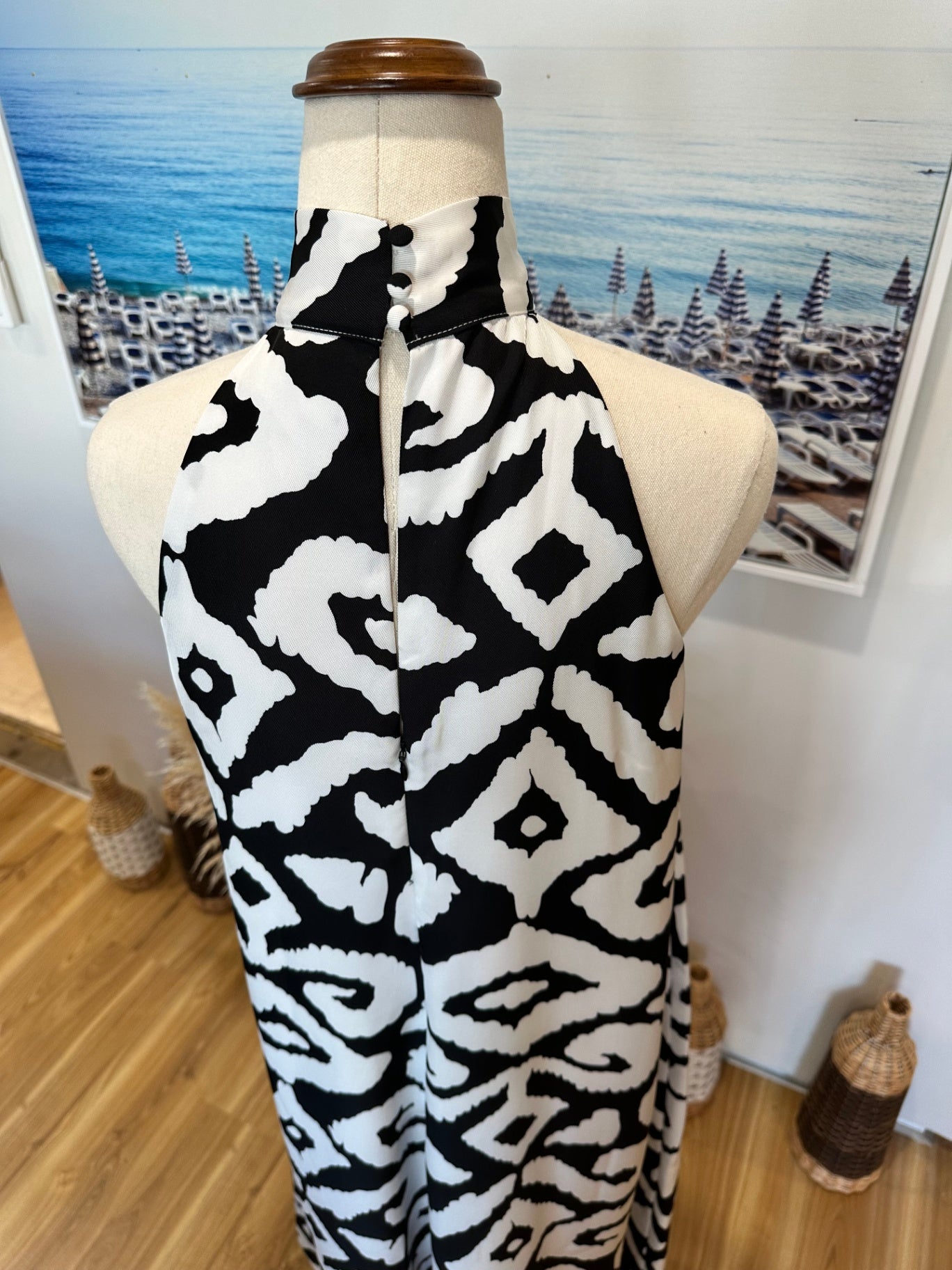 Decjuba - Dress - Size 6 - Black and White