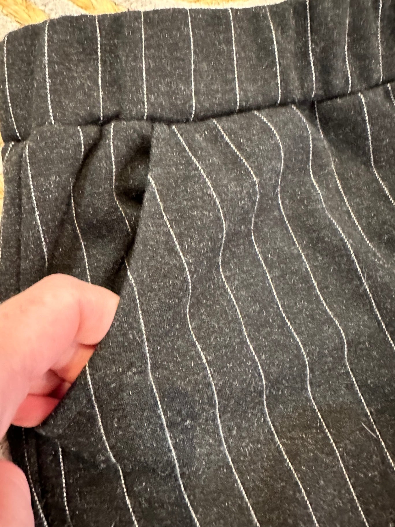 Merric - Winter Pants - Size 16 - Black with pinstripes