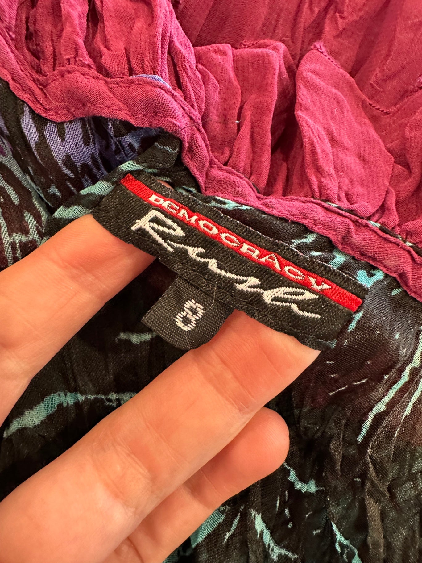 Democracy - Sheer Longline Cardigan - Size 8