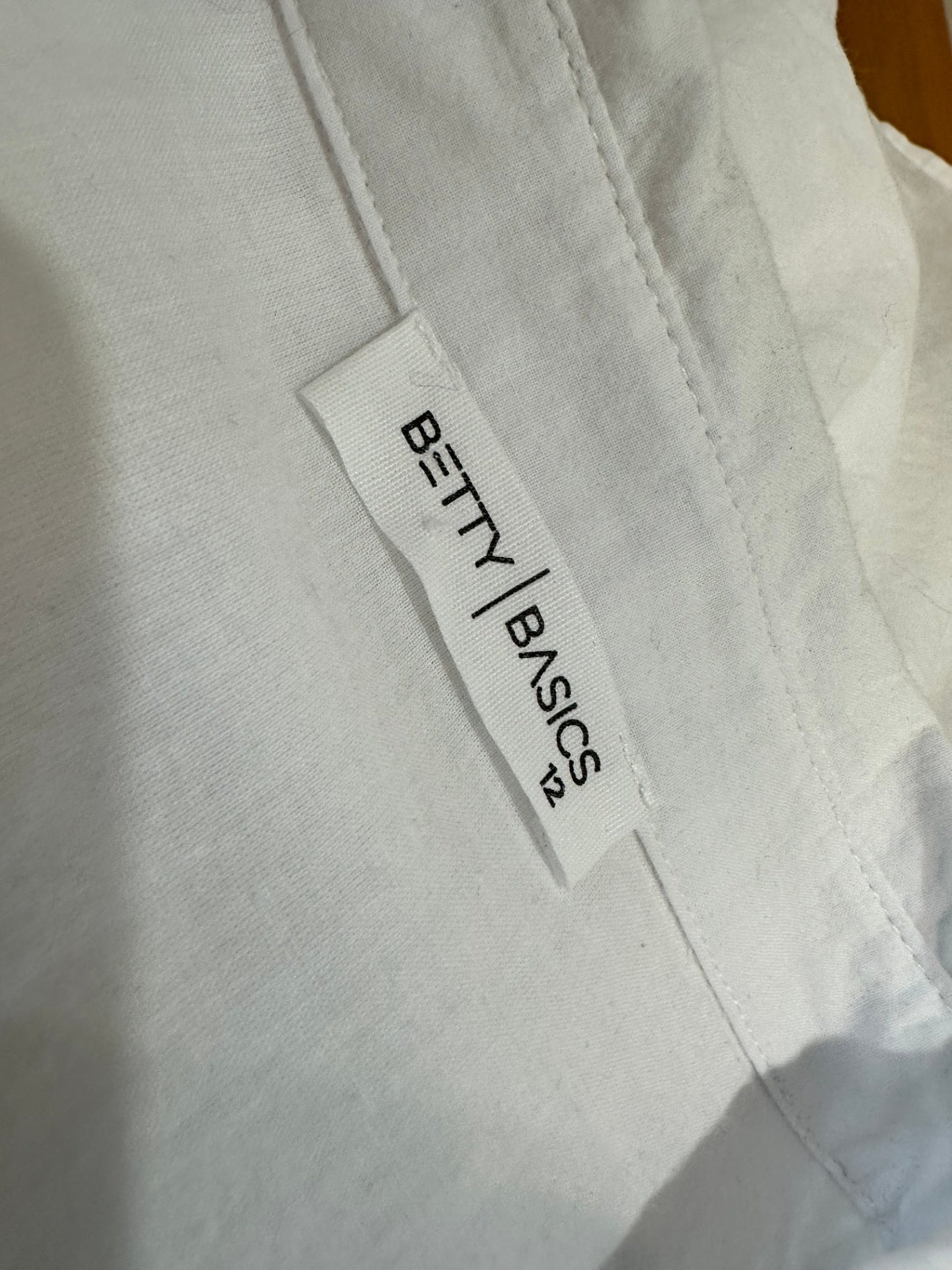 Betty Basics - 100% Cotton Dress - Size 12 - White