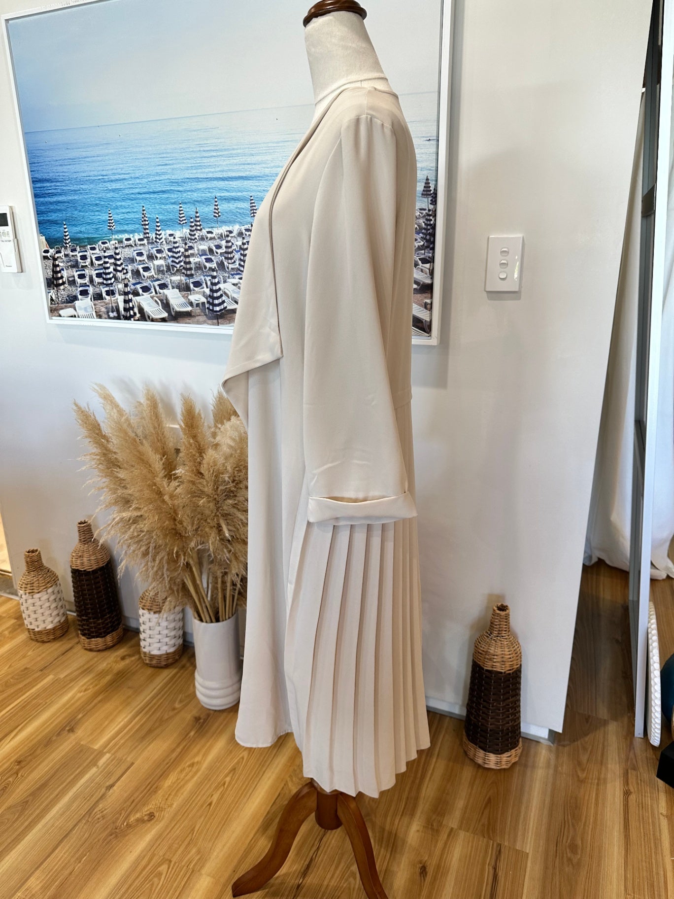 Studio 12 - Duster Coat - One Size - Beige