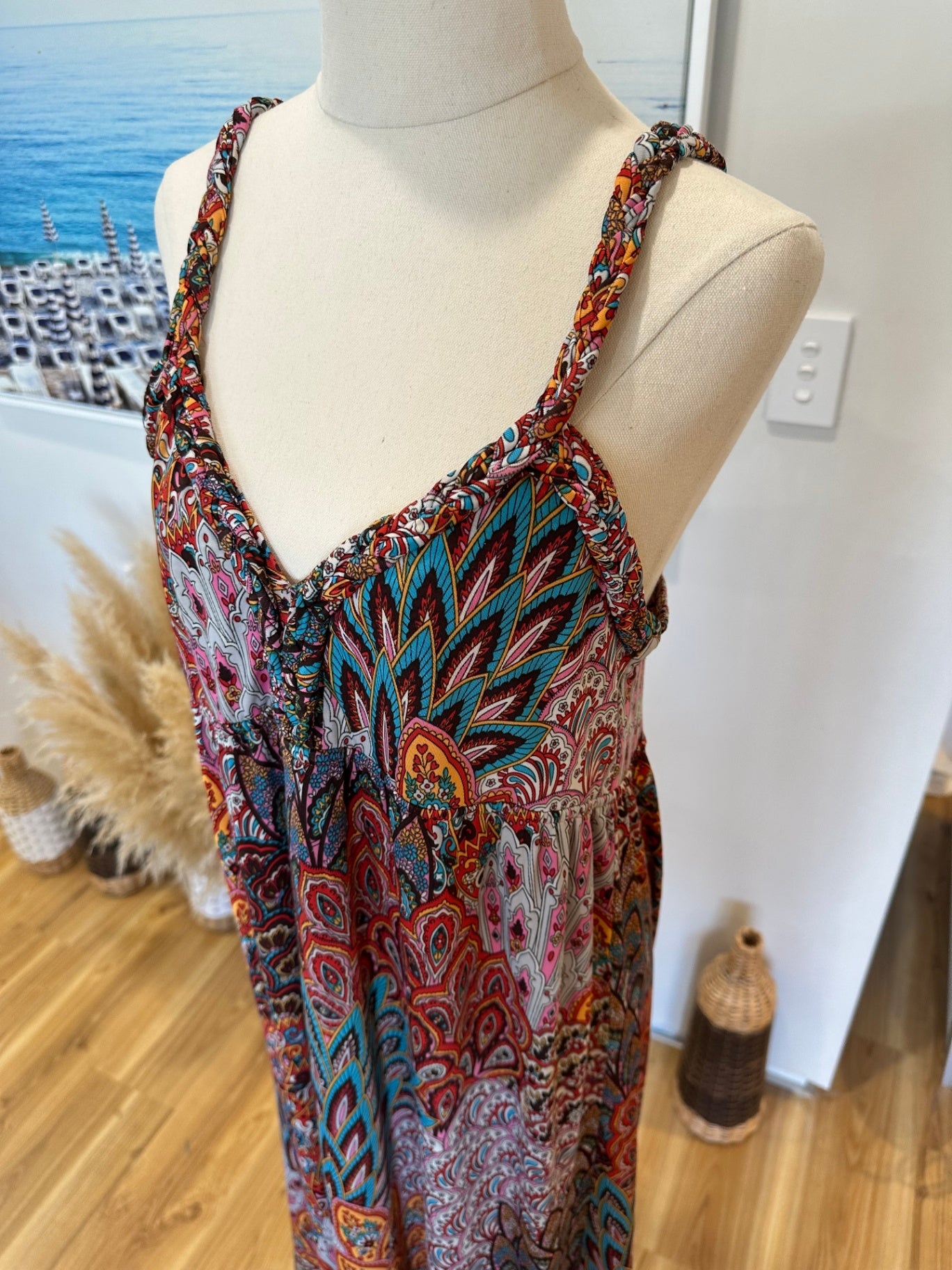 Bohemian Dress - Medium / Large - Multicolour
