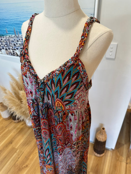 Bohemian Dress - Medium / Large - Multicolour